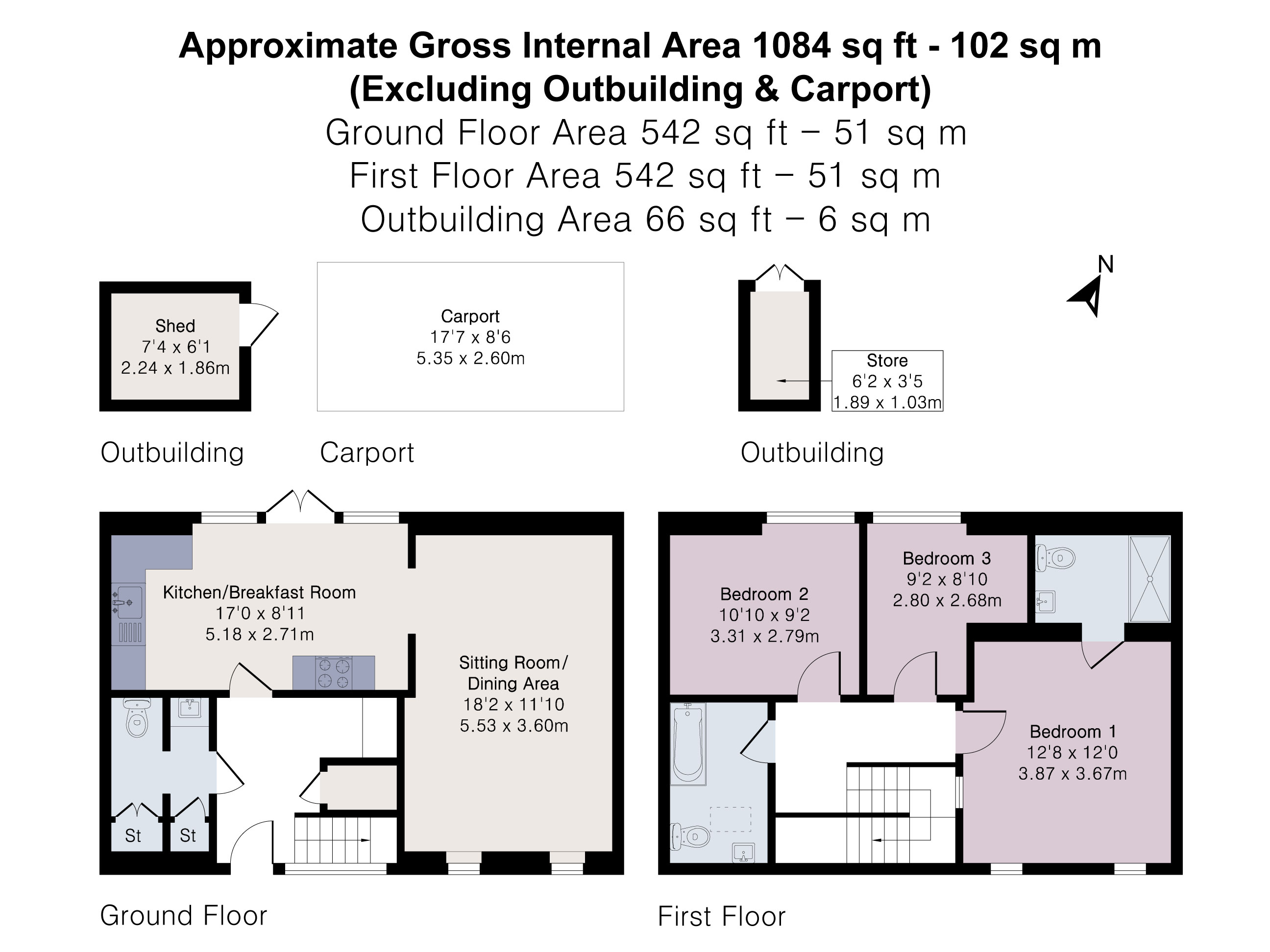 3, The Hedges, Banbury floorplan