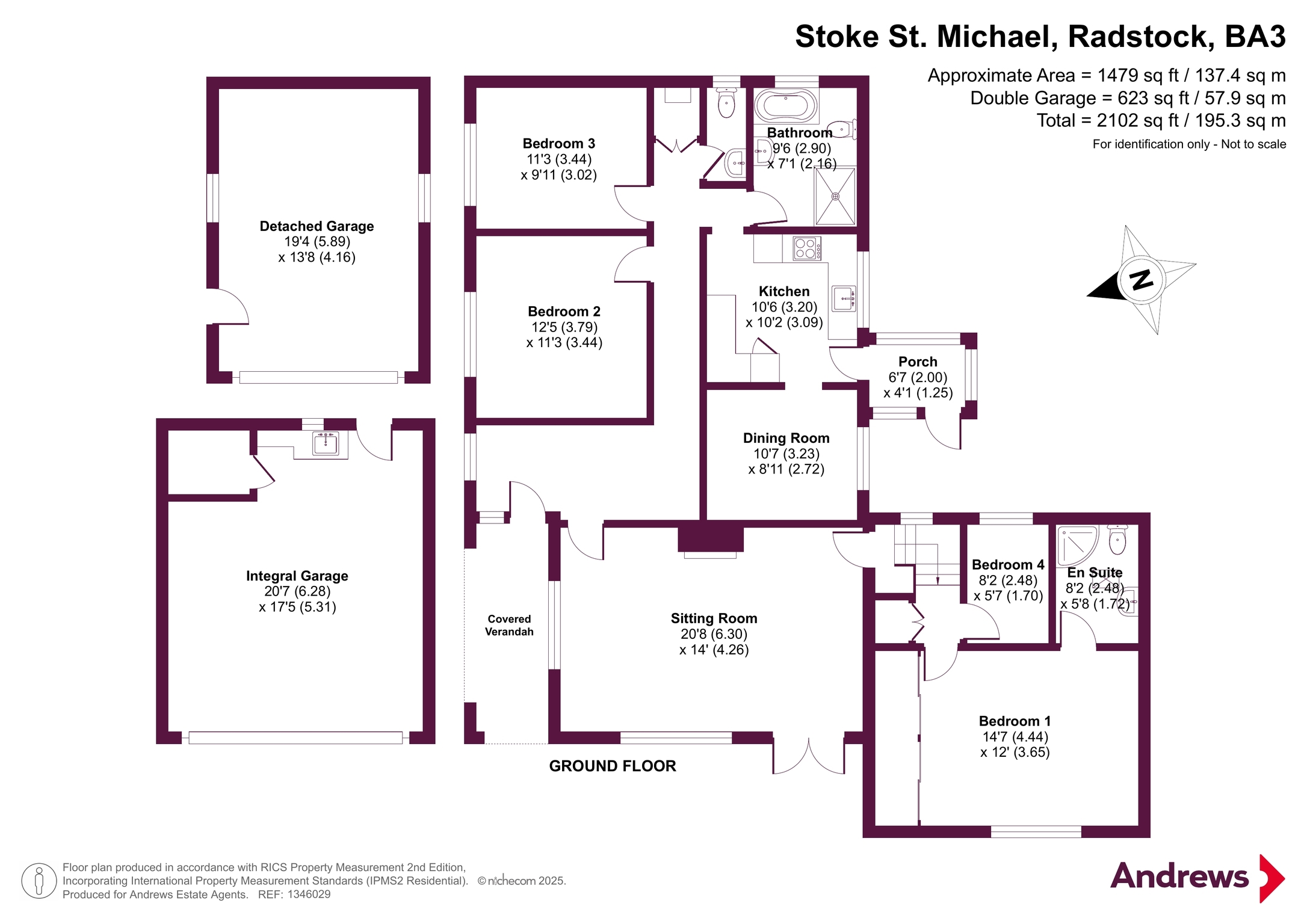 Edgehill,, The Batch, Radstock floorplan