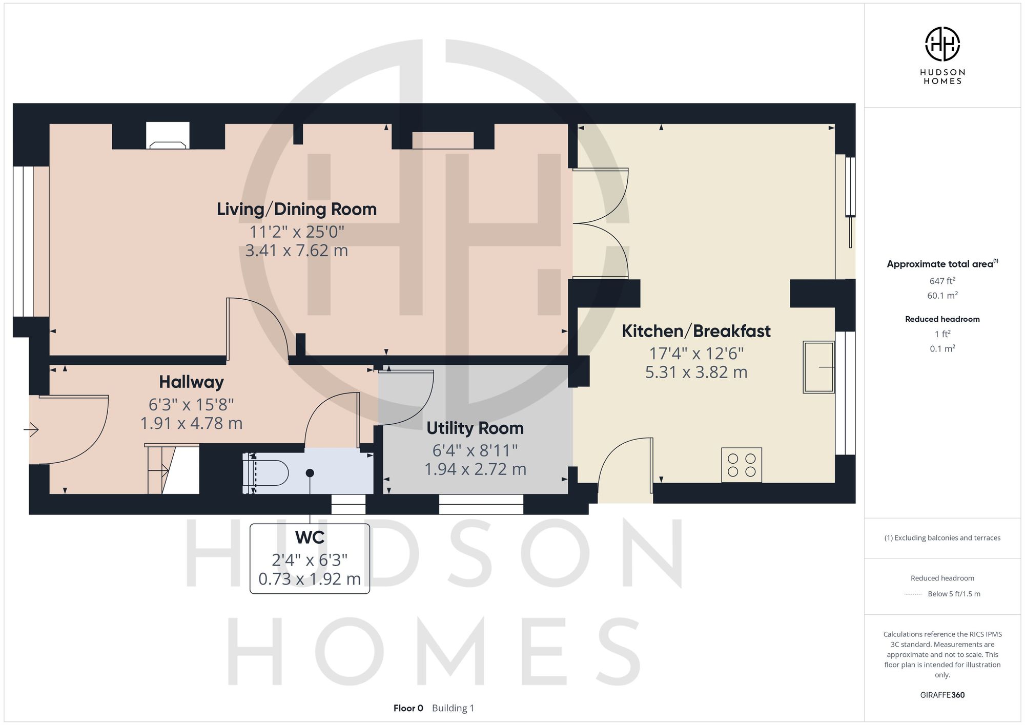 84 Queens Walk, Peterborough floorplan