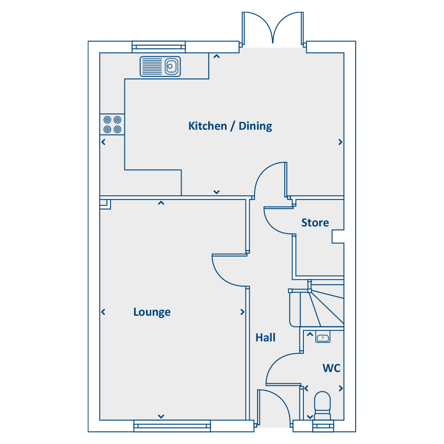 Plot 386, Foxby Lane, Gainsborough floorplan