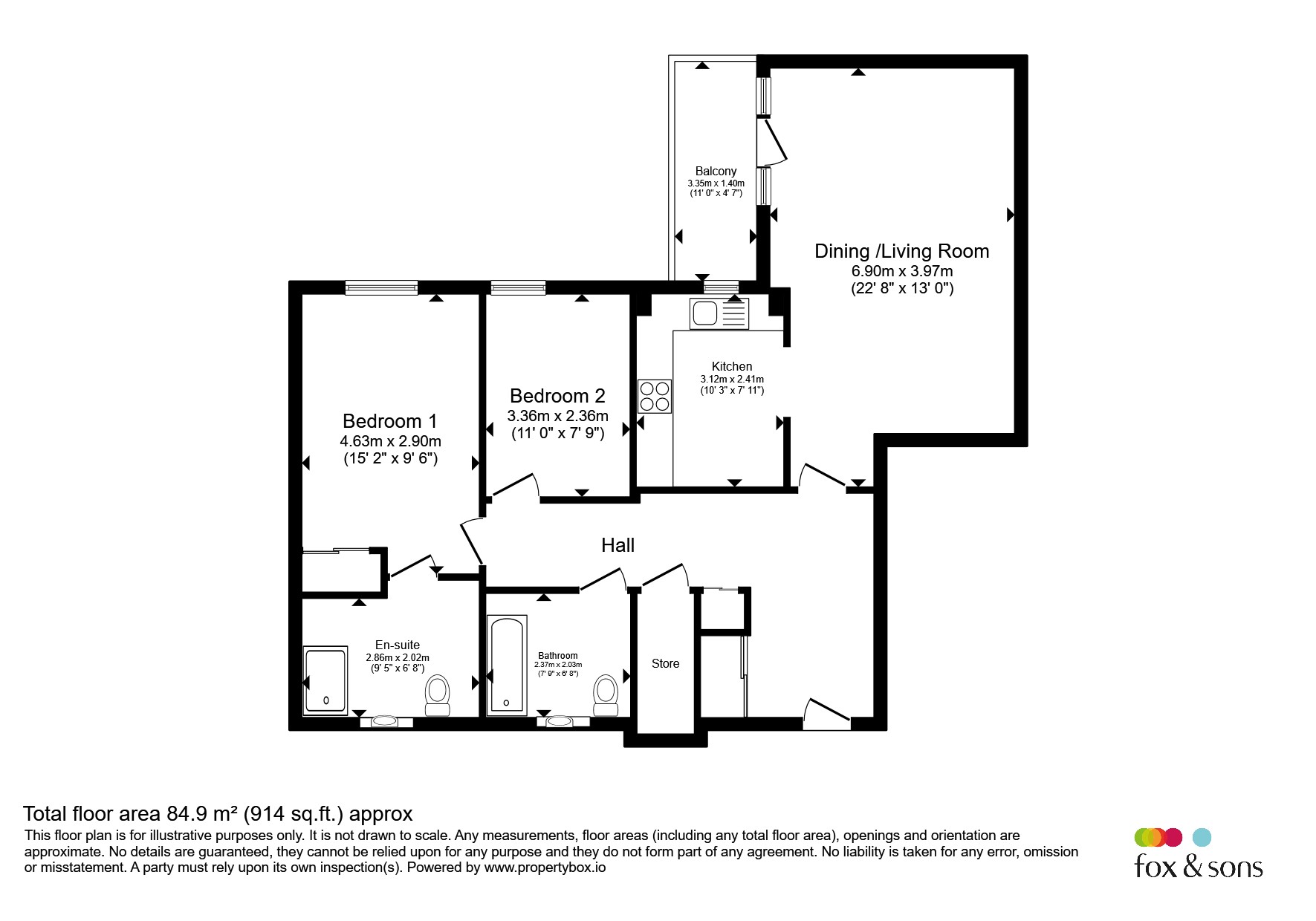 Flat 27, Meadow Court, 15, Hamilton Road, SOUTHAMPTON floorplan