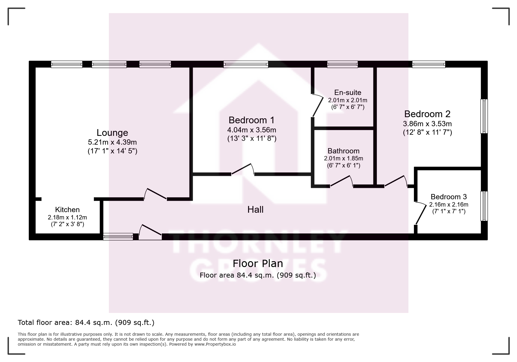 Apartment 8, Ellerslie Court,, Upper Park Road, Greater Manchester floorplan