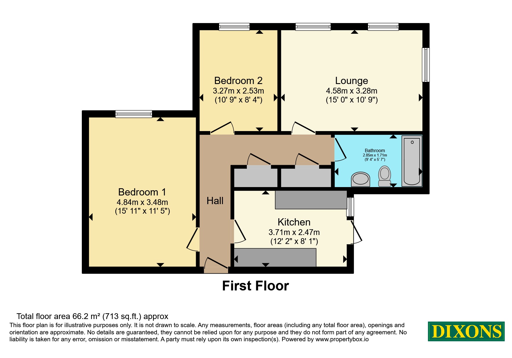 Flat 31,, Pitmaston Court East, West Midlands floorplan