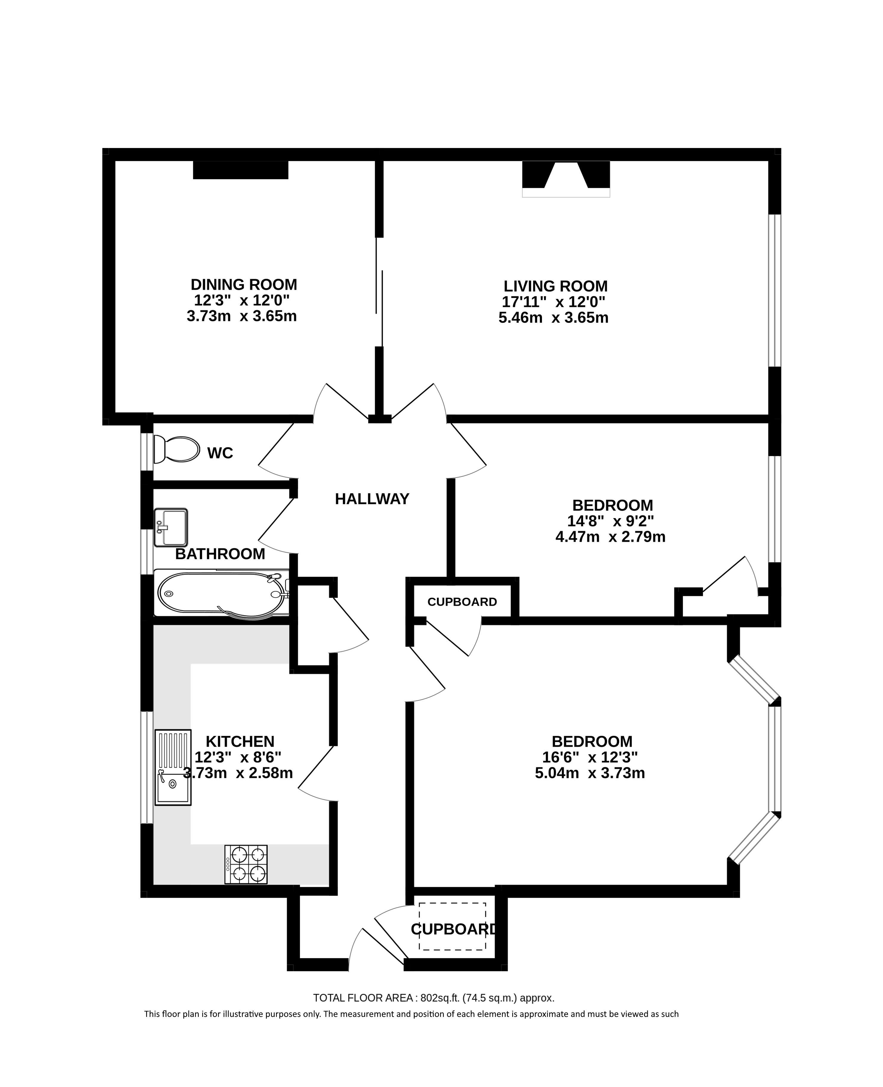 Wickwood Court, Woodstock Road North, St Albans floorplan