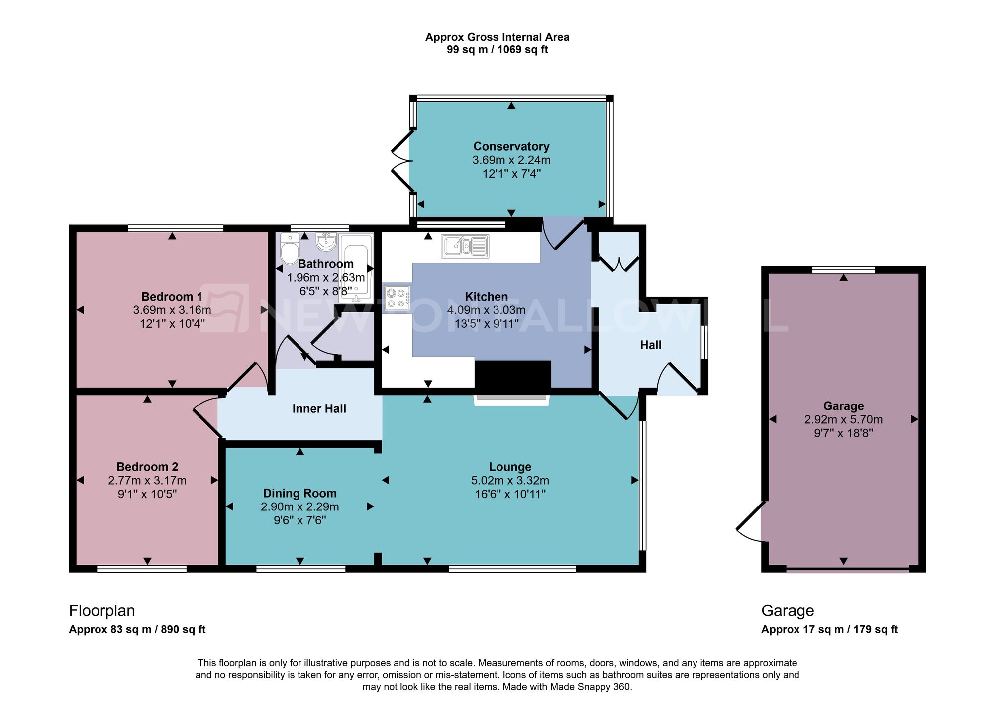 8 Rosedale, Coalville floorplan
