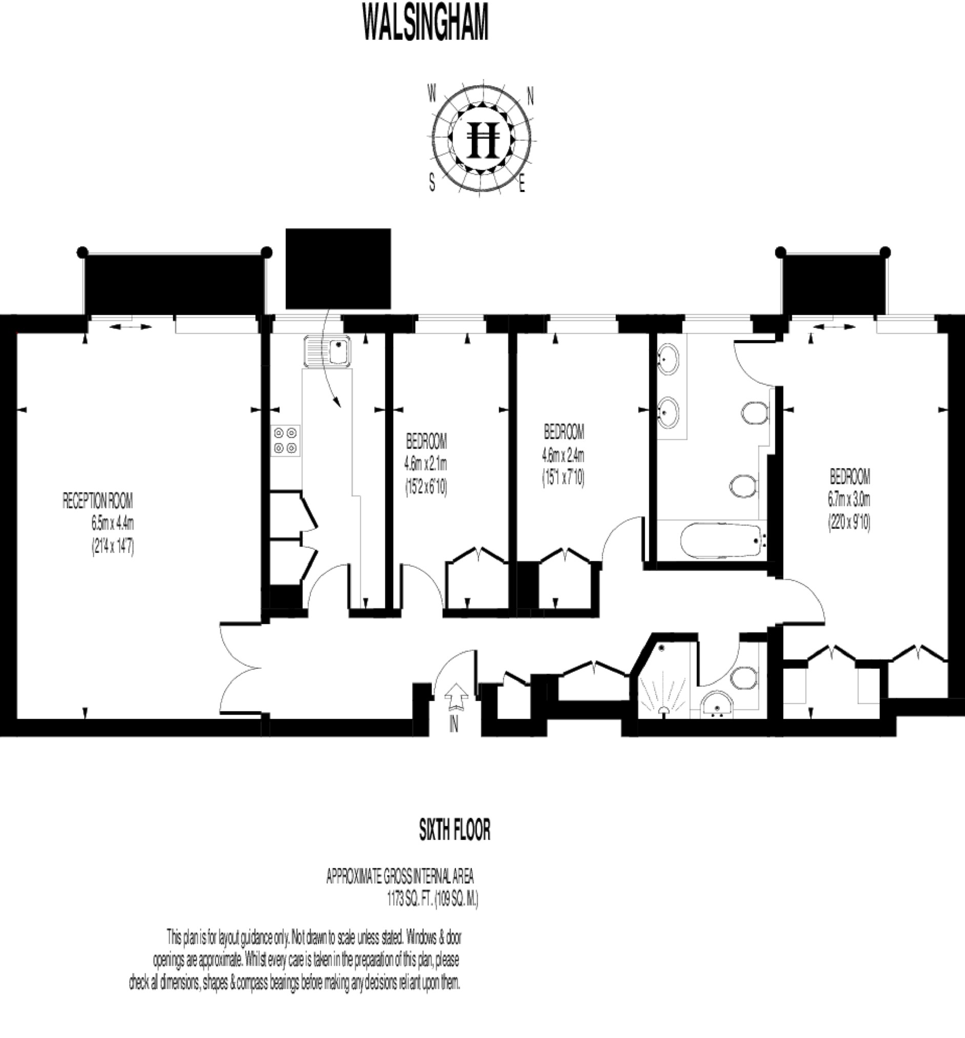 3 Bedrooms Flat to rent in Walsingham, London NW8