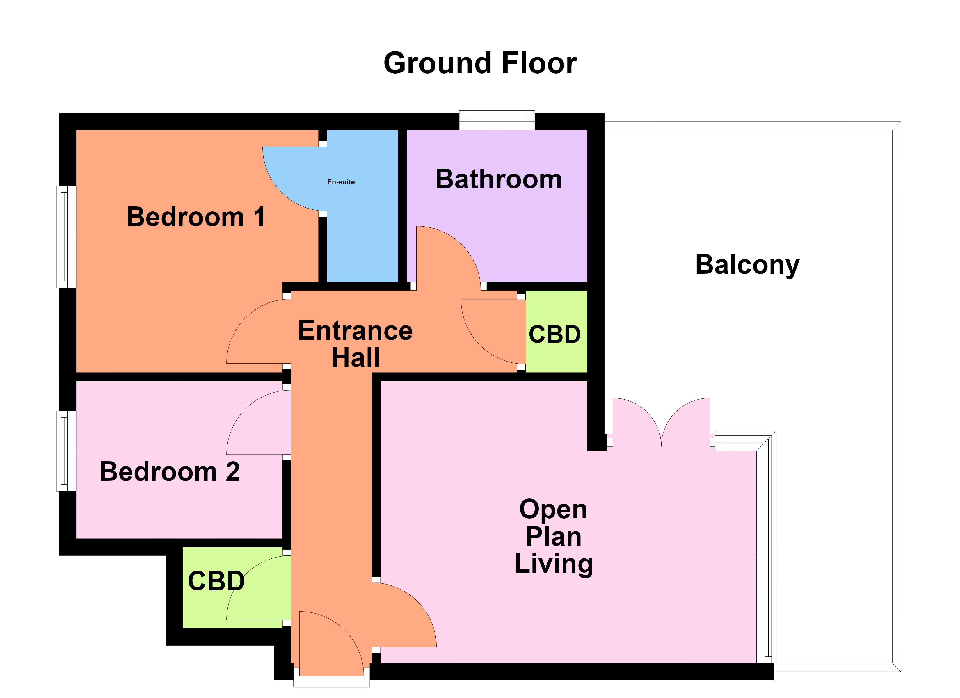 54, Luxaa Apartments, Low Road, Doncaster floorplan