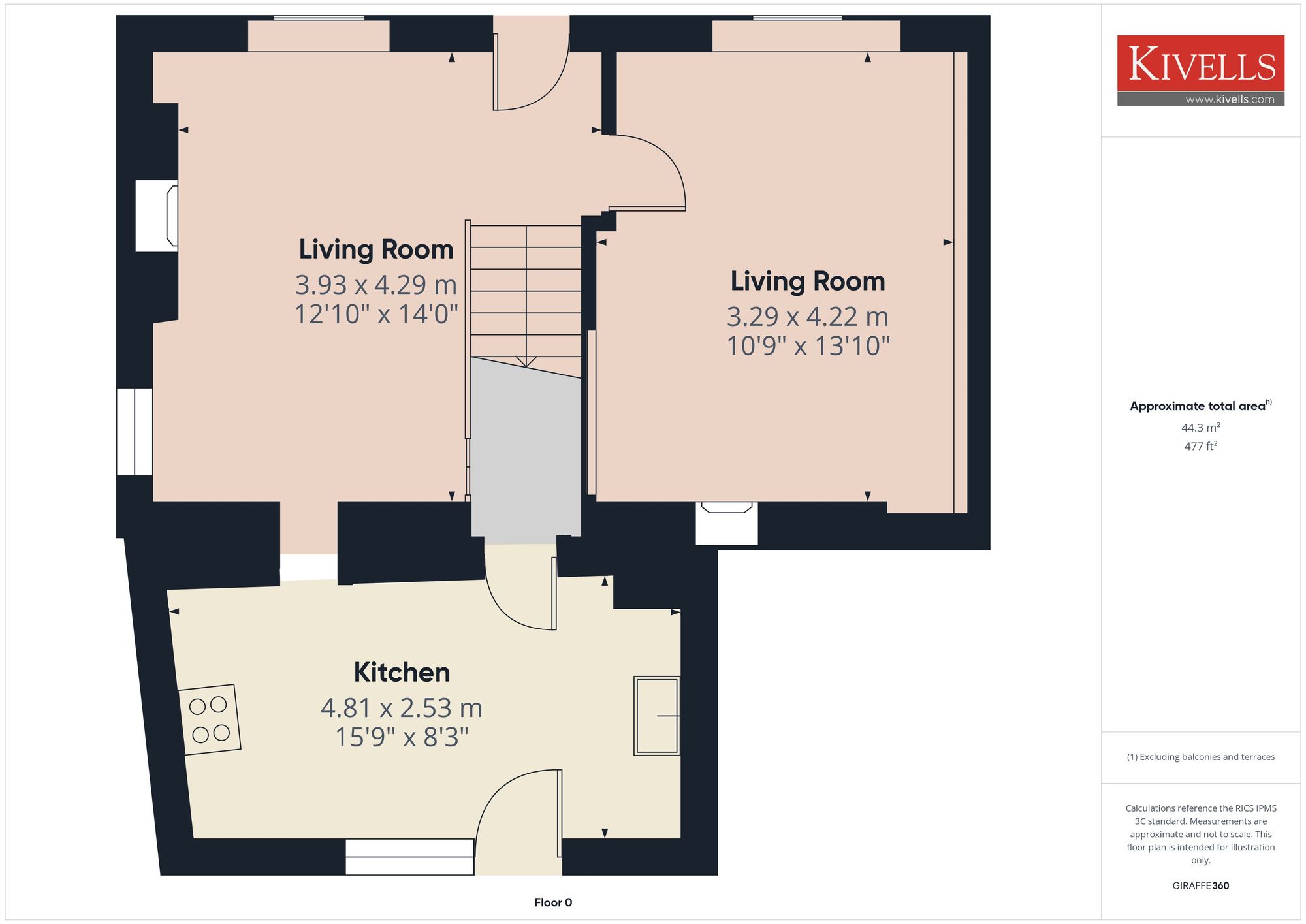 Moonlight Dunn Street, Boscastle floorplan