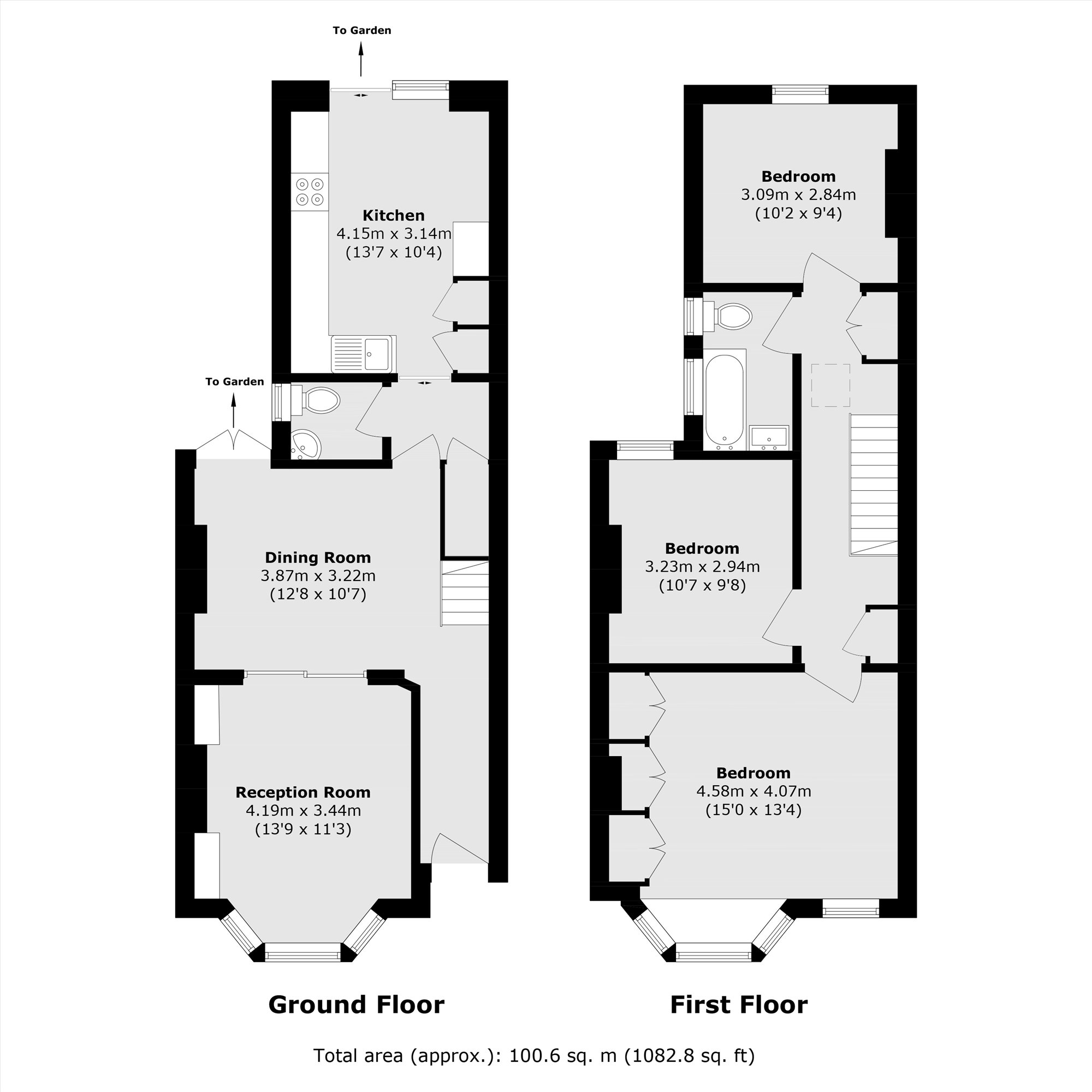 95, Adelaide Road, London floorplan