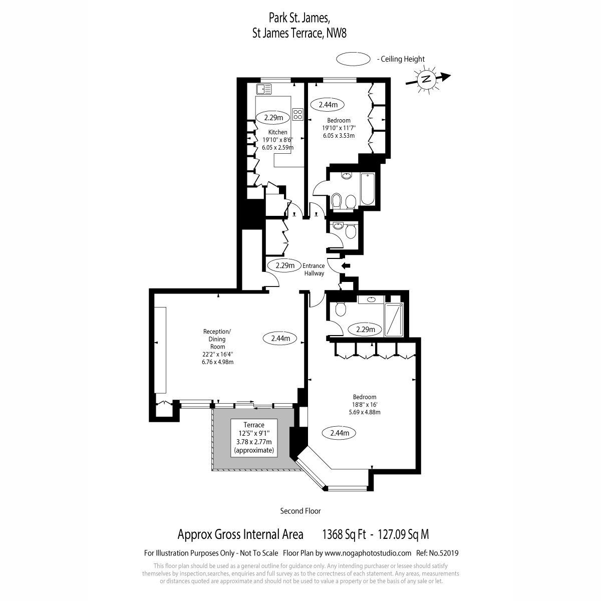 Prince Albert Road, London, NW8 floorplan