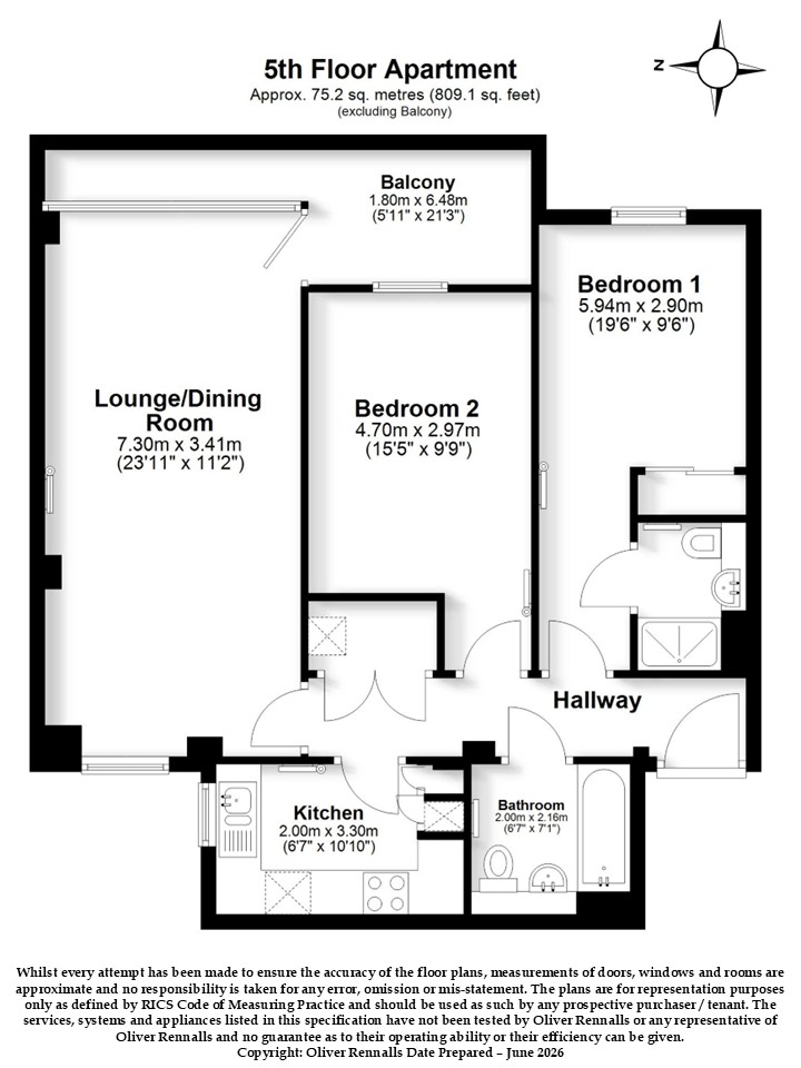 Greenwich, London floorplan