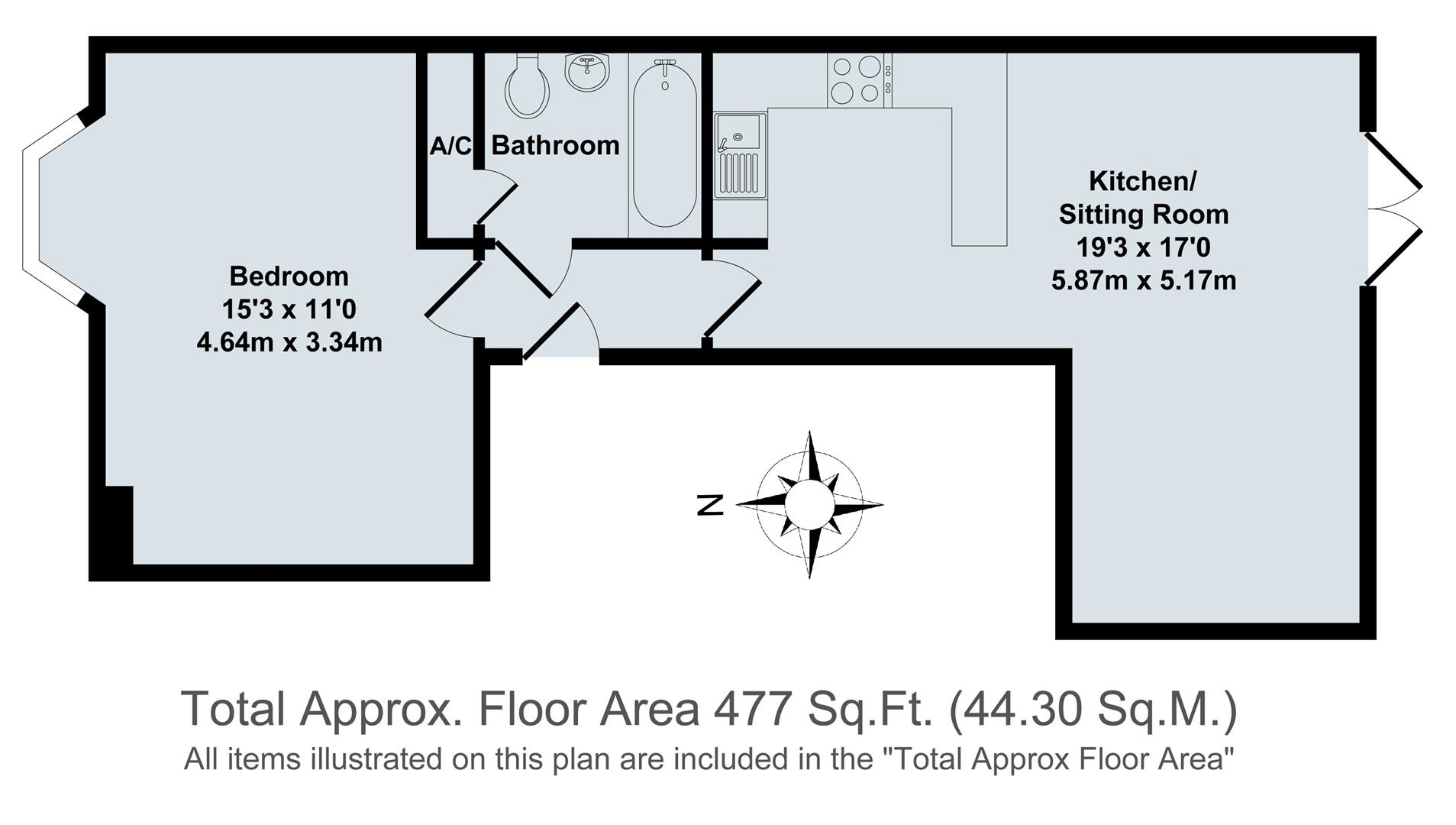 1 Hawridge Mews, Stockmore Street, Oxford floorplan