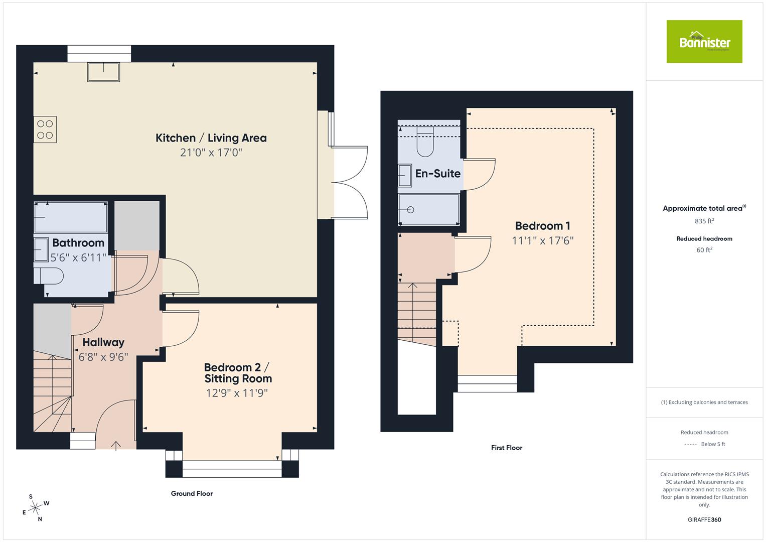 1B, Voases Lane, Anlaby floorplan