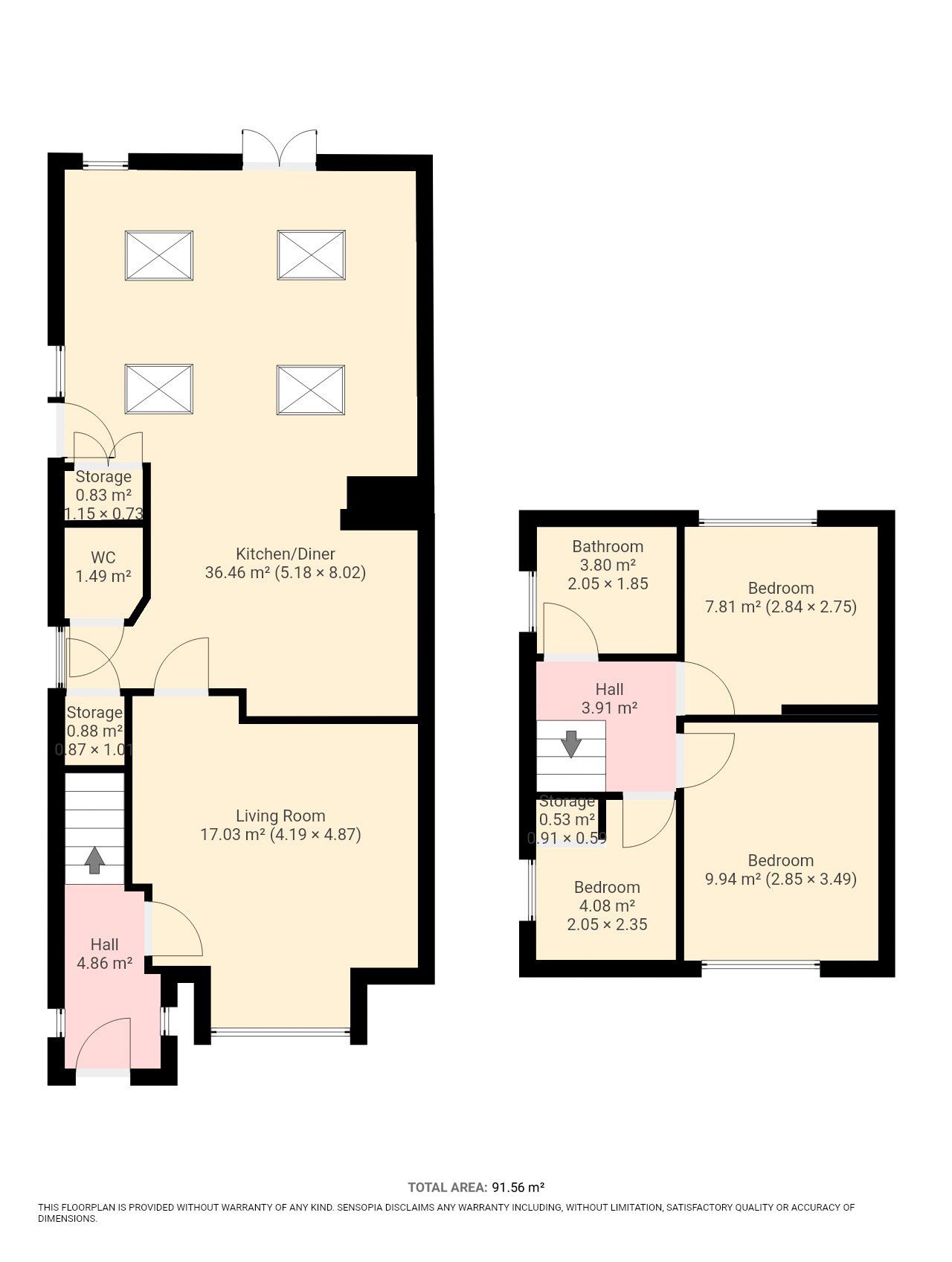174, Upper Wortley Road, Rotherham floorplan