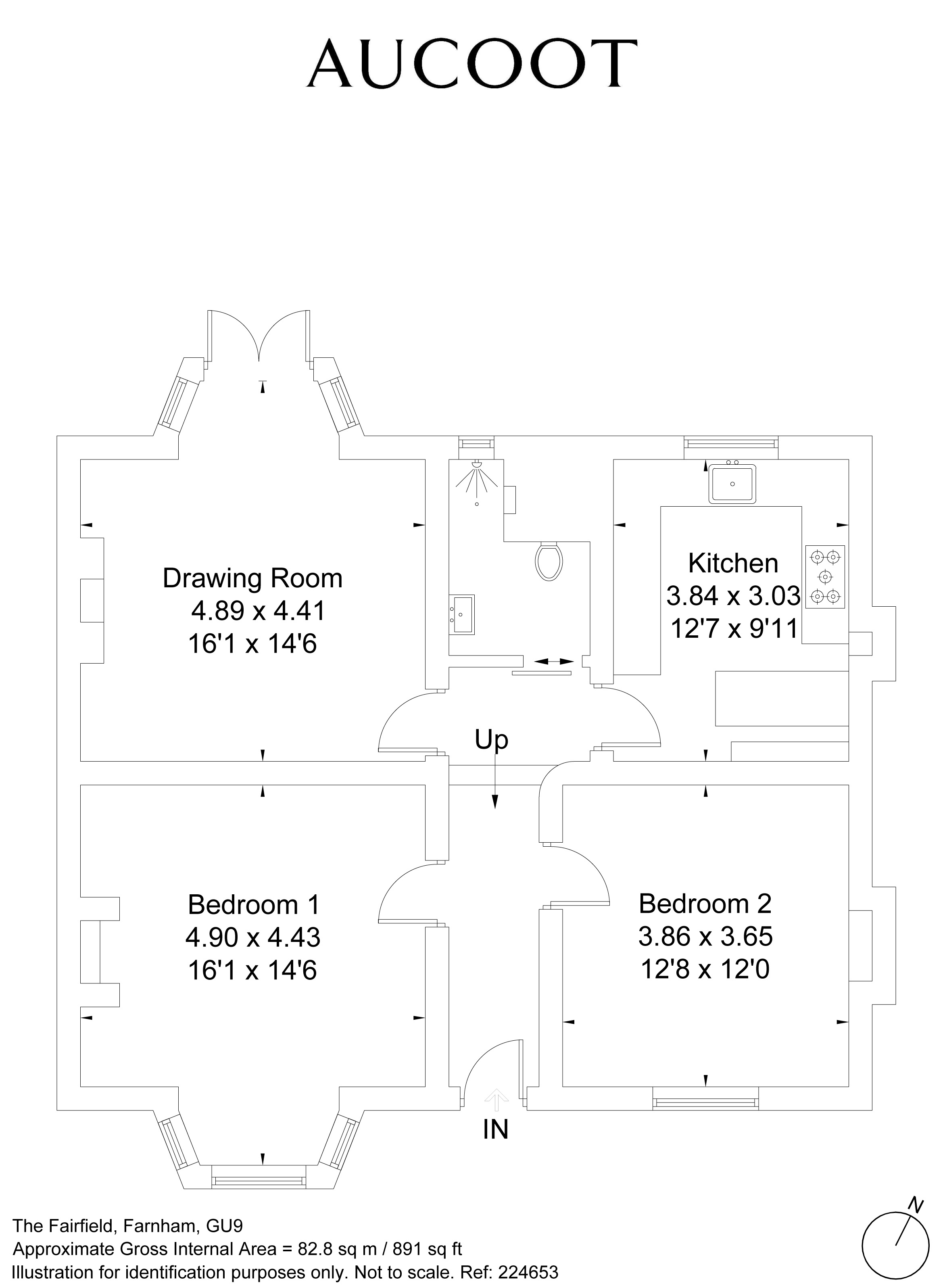 2 Bedrooms Flat for sale in The Fairfield, Farnham GU9