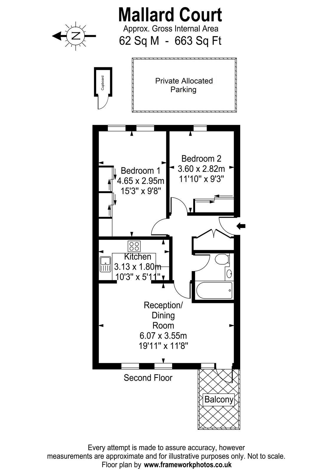 Petersham Road, Richmond TW10, 2 bedroom flat for sale 64378046