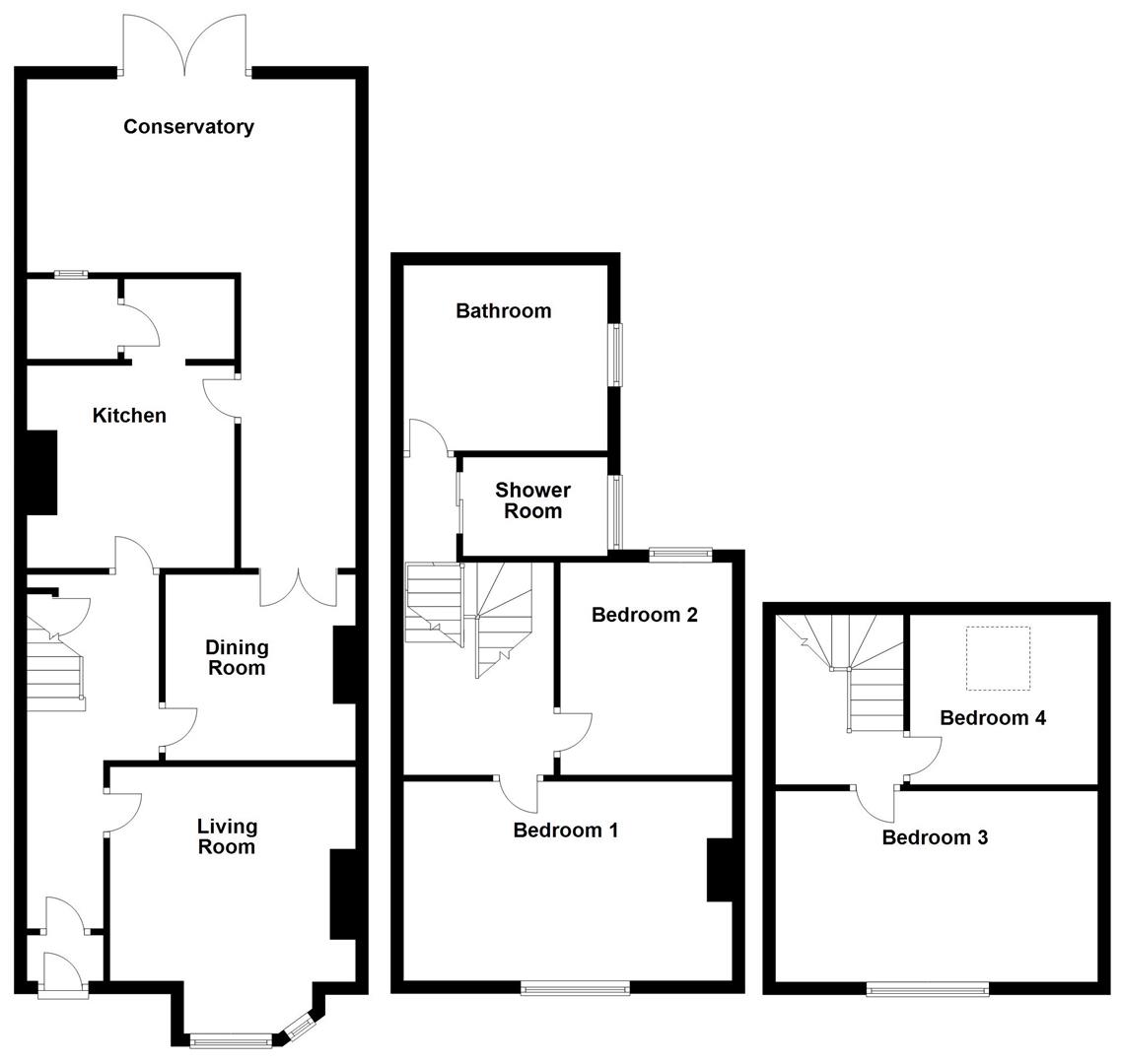 Chiswell, Portland DT5, 4 bedroom end terrace house for sale 62754821