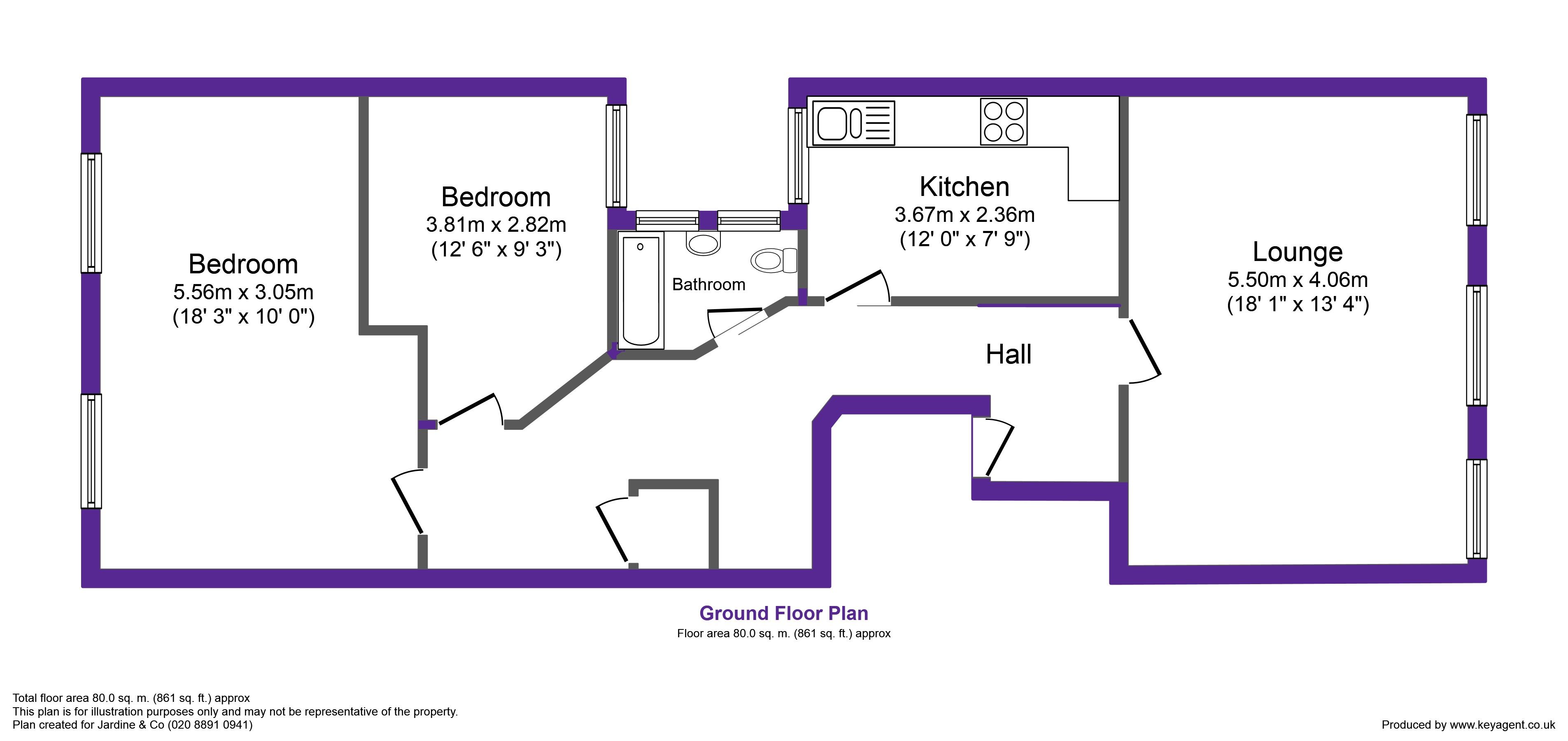 2 Bedrooms Flat to rent in Richmond Parade, Richmond Road, Twickenham TW1