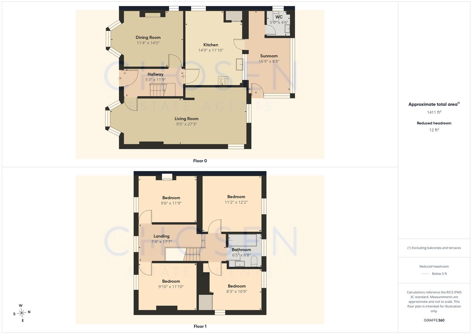 Kilburn House, Bamfurlong Lane, Cheltenham floorplan