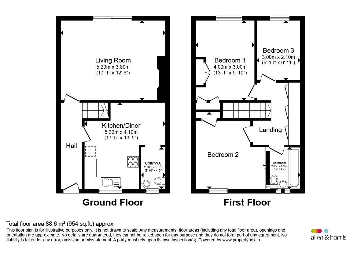 21, Samphire Road, Oxford floorplan