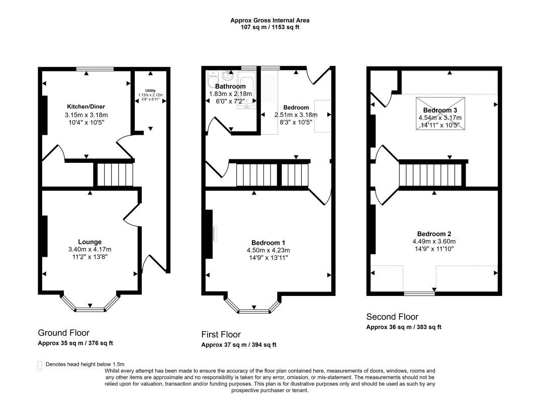 30 Wellington Road Raunds, Wellingborough floorplan