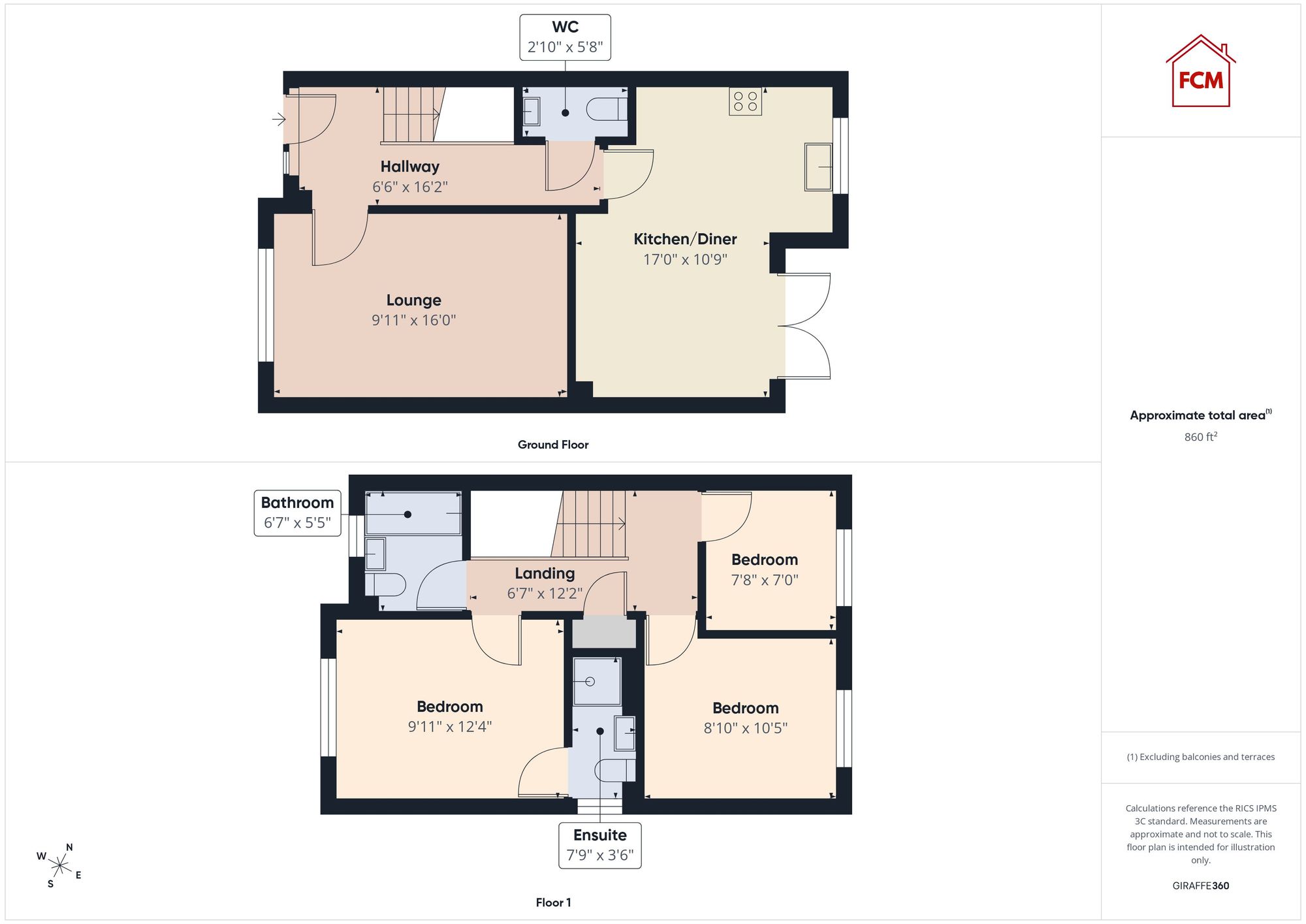67 Florence Way, Workington floorplan