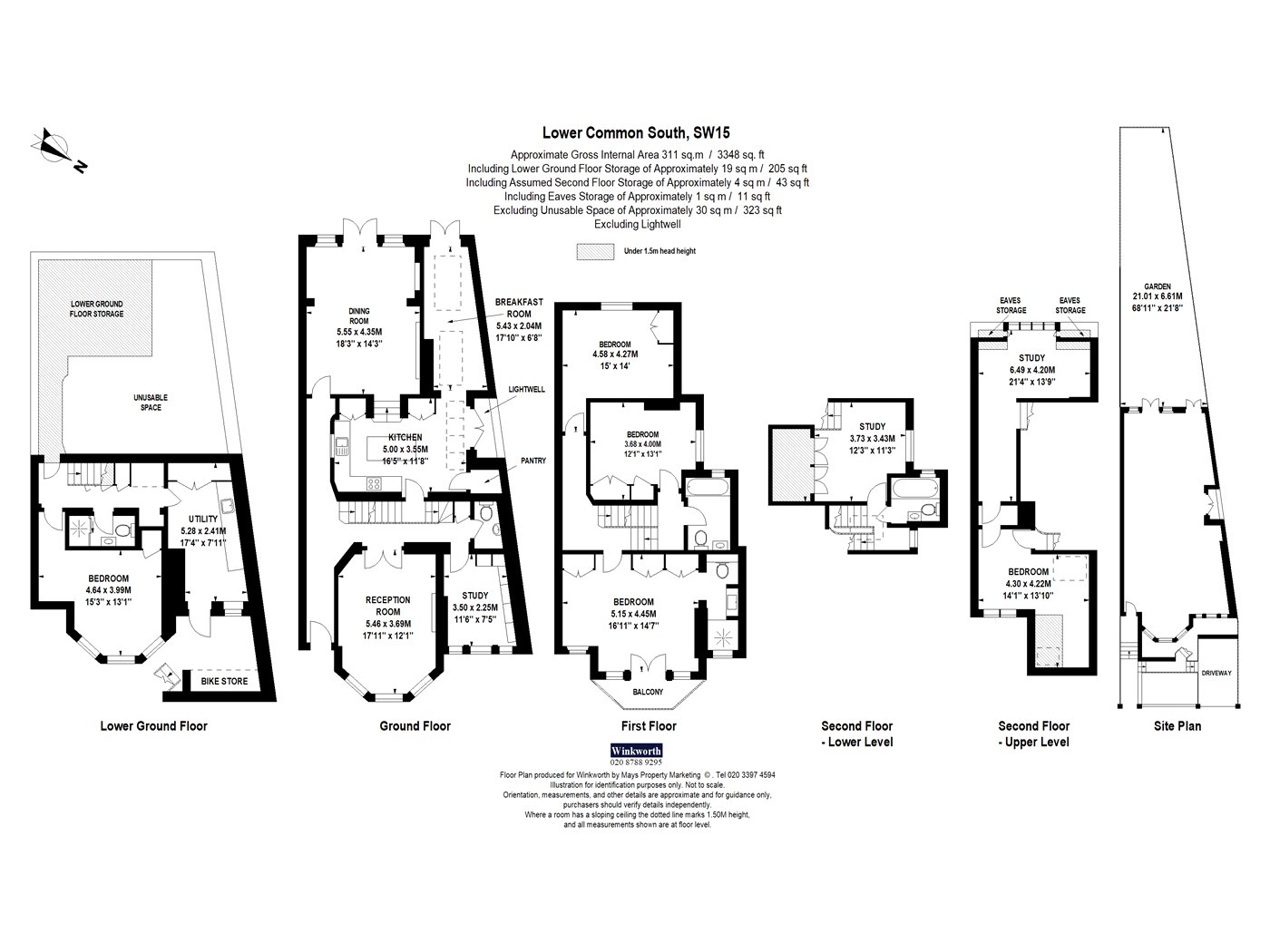 23, Lower Common South, London floorplan