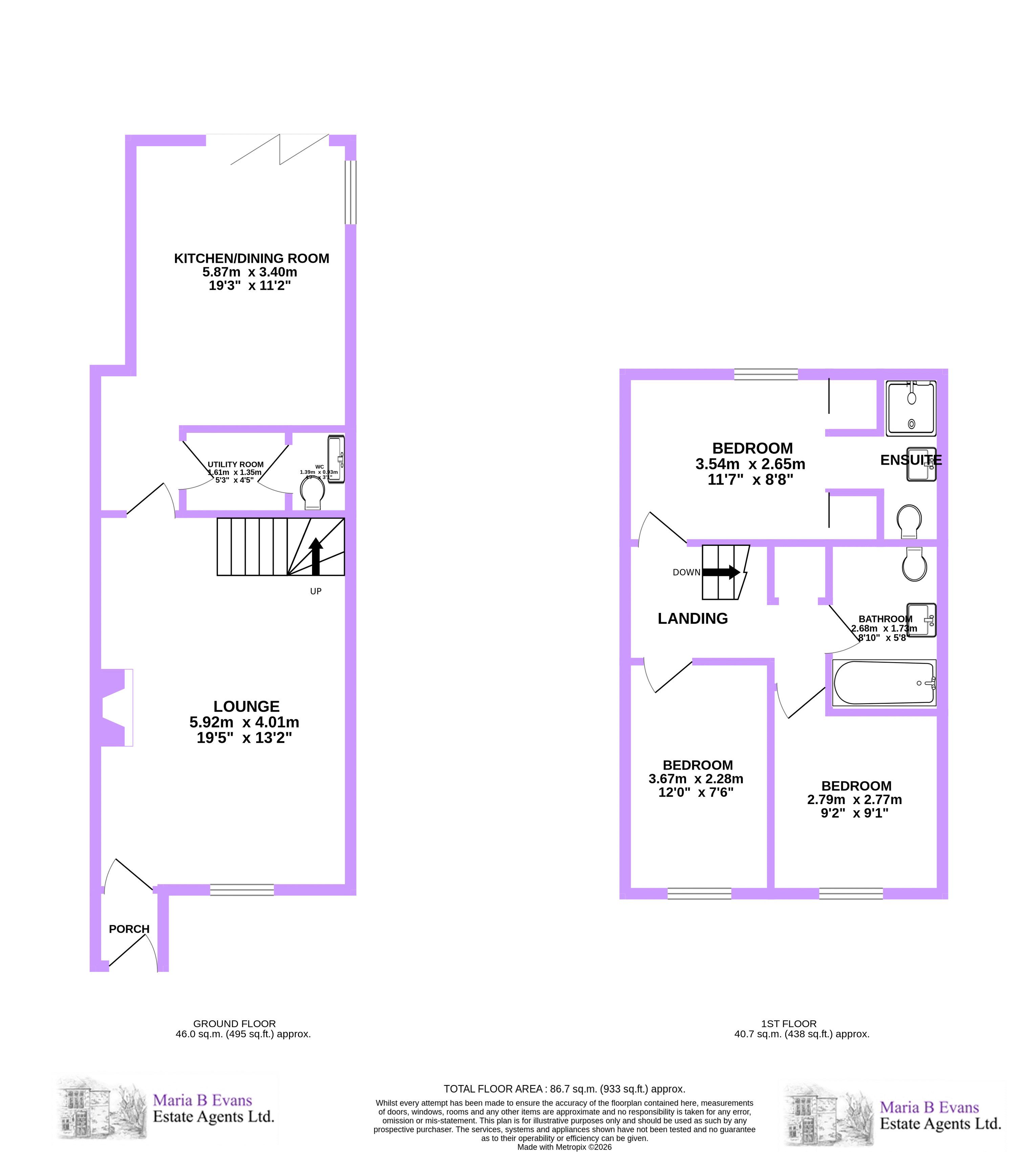 2 Willowbank Cottages, Out Lane, Leyland floorplan
