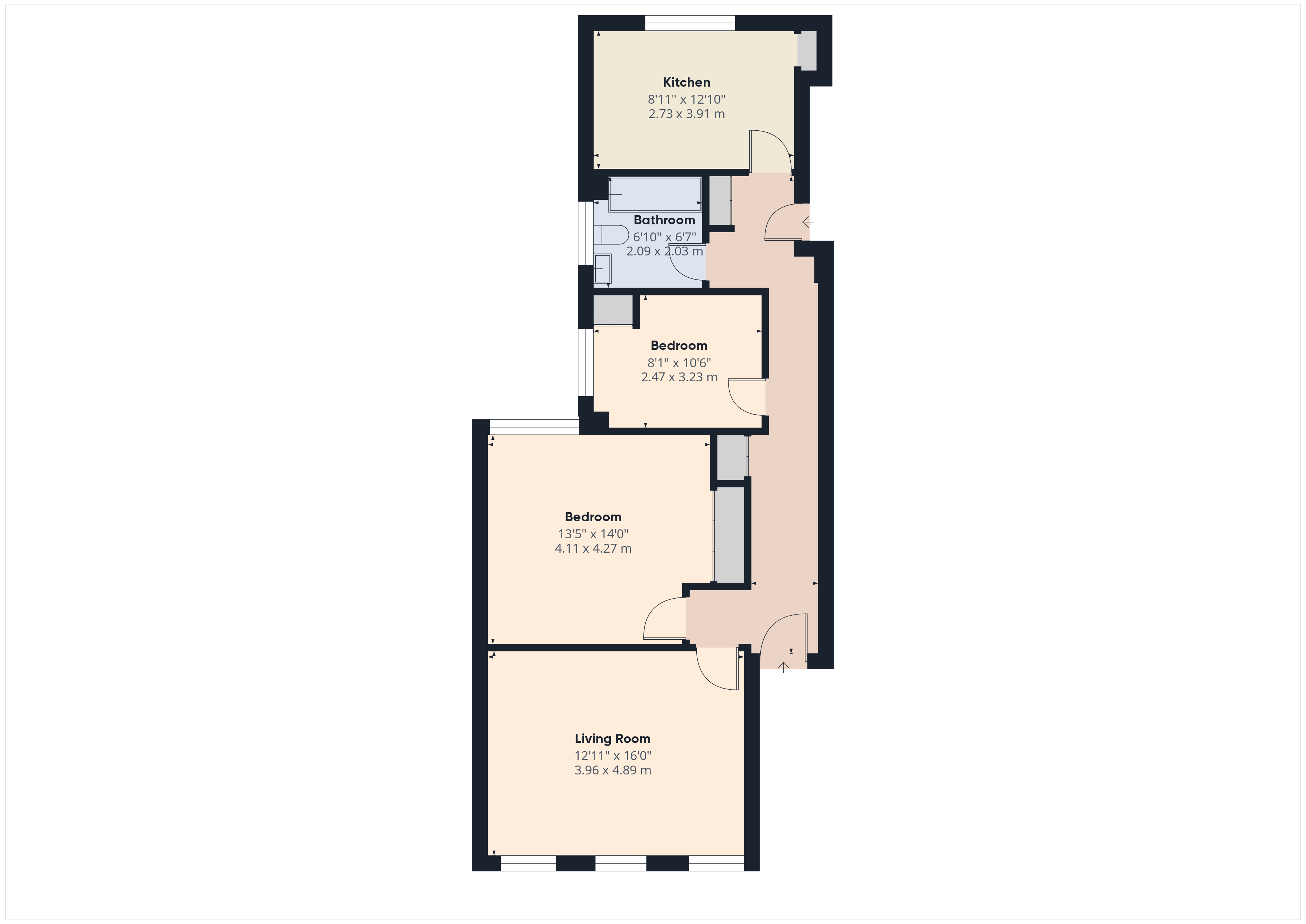 9 Braemore Court, Cockfosters Road, Enfield floorplan