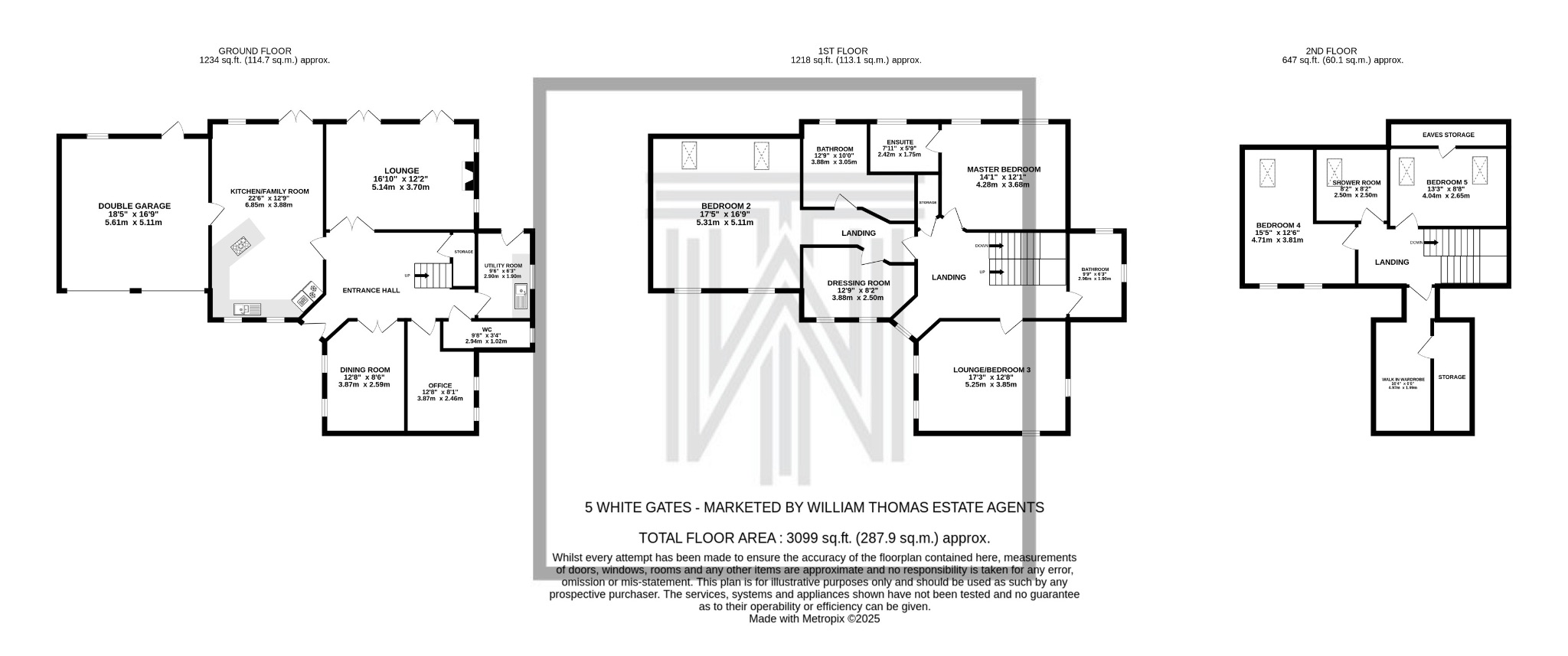 5 White Gates, Bolton floorplan