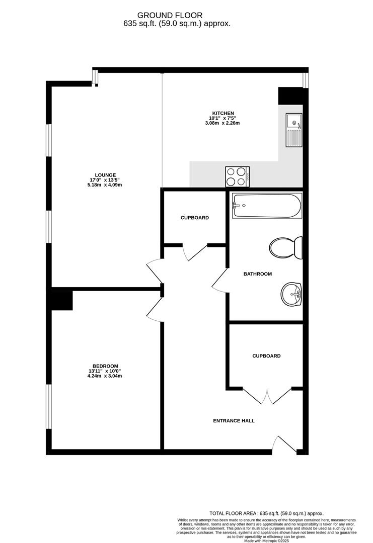 13, Red Lion Court, Greenford floorplan