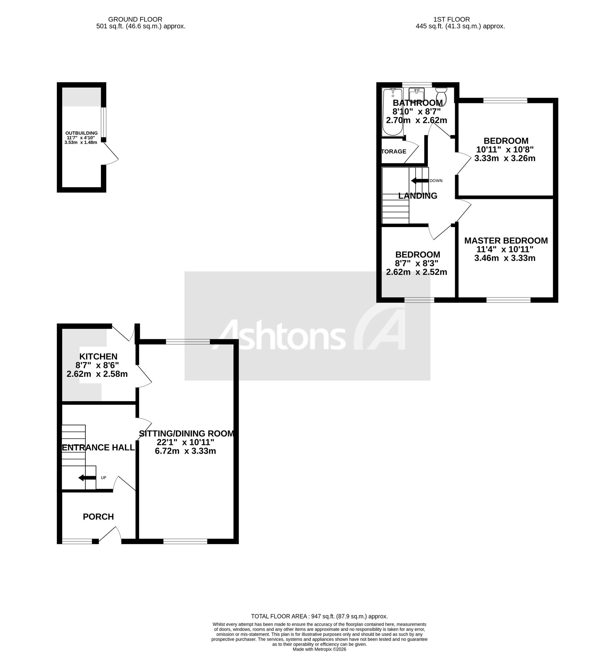 66 Hatfield Close, St. Helens floorplan