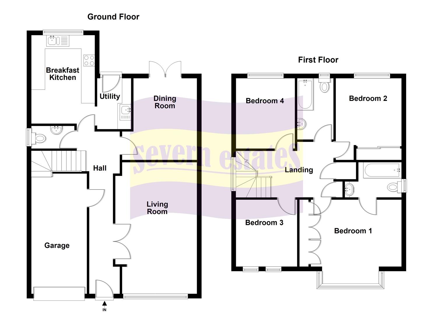 44, Santa Maria Way, Stourport-On-Severn floorplan
