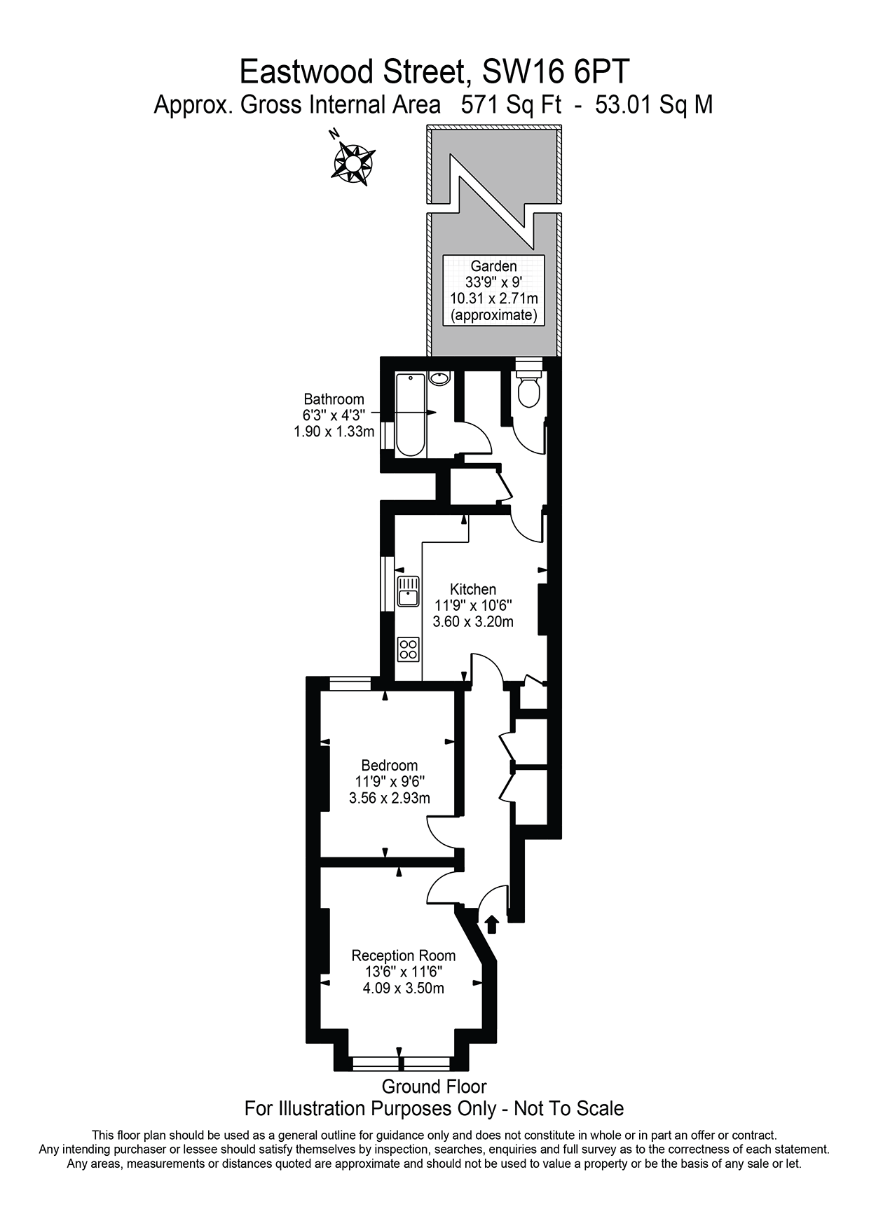 37a, Eastwood Street, London floorplan