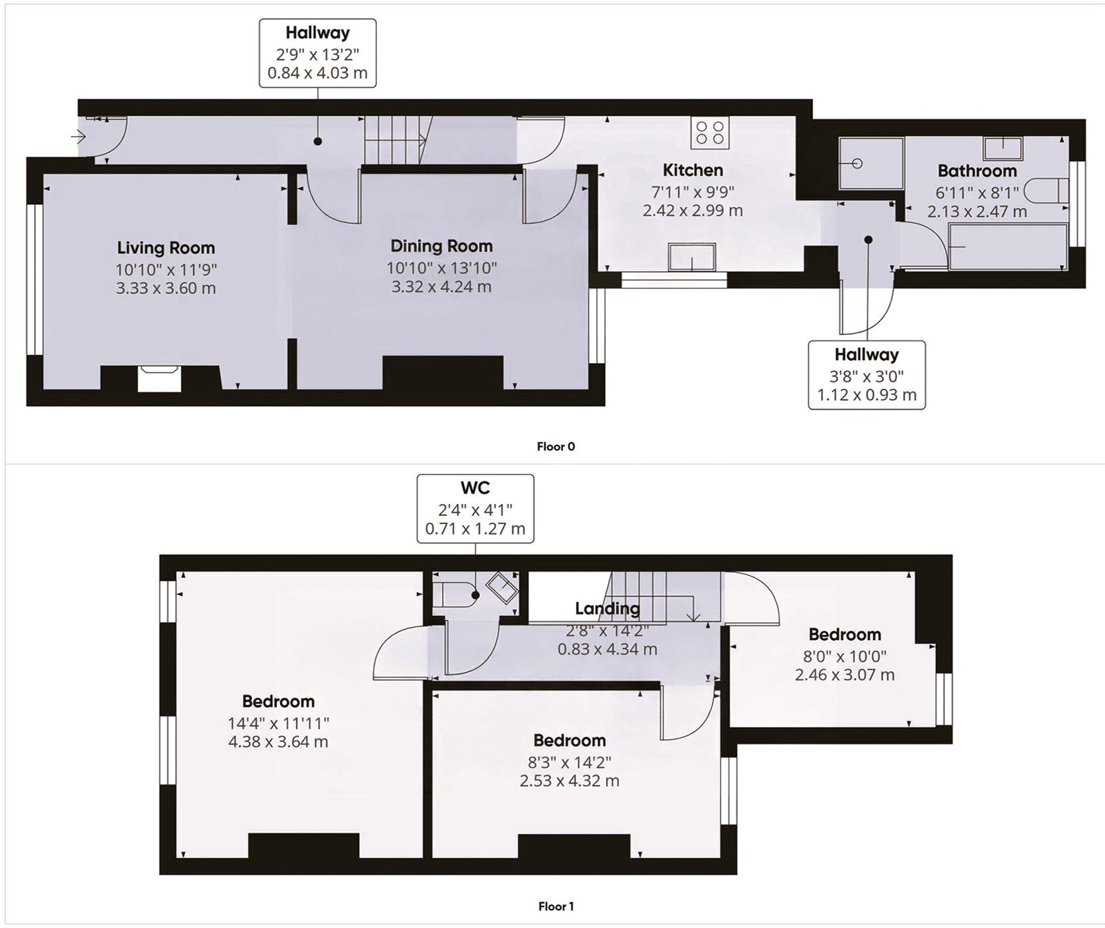 Middle Friars, Staffordshire floorplan