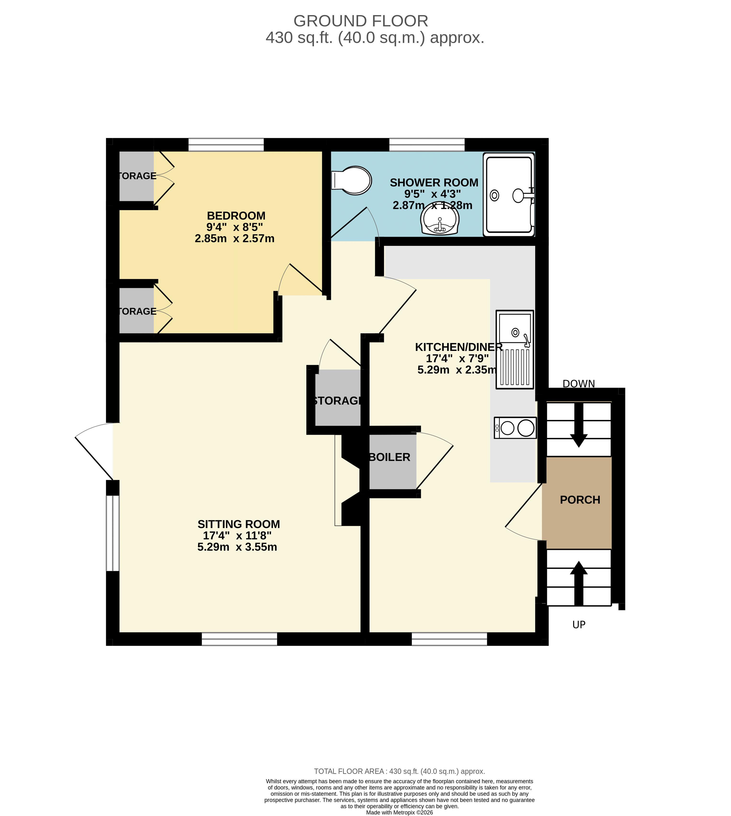 150 Eastern Avenue, Fayre Oaks Home Park,, Kings Acre Road, Hereford floorplan