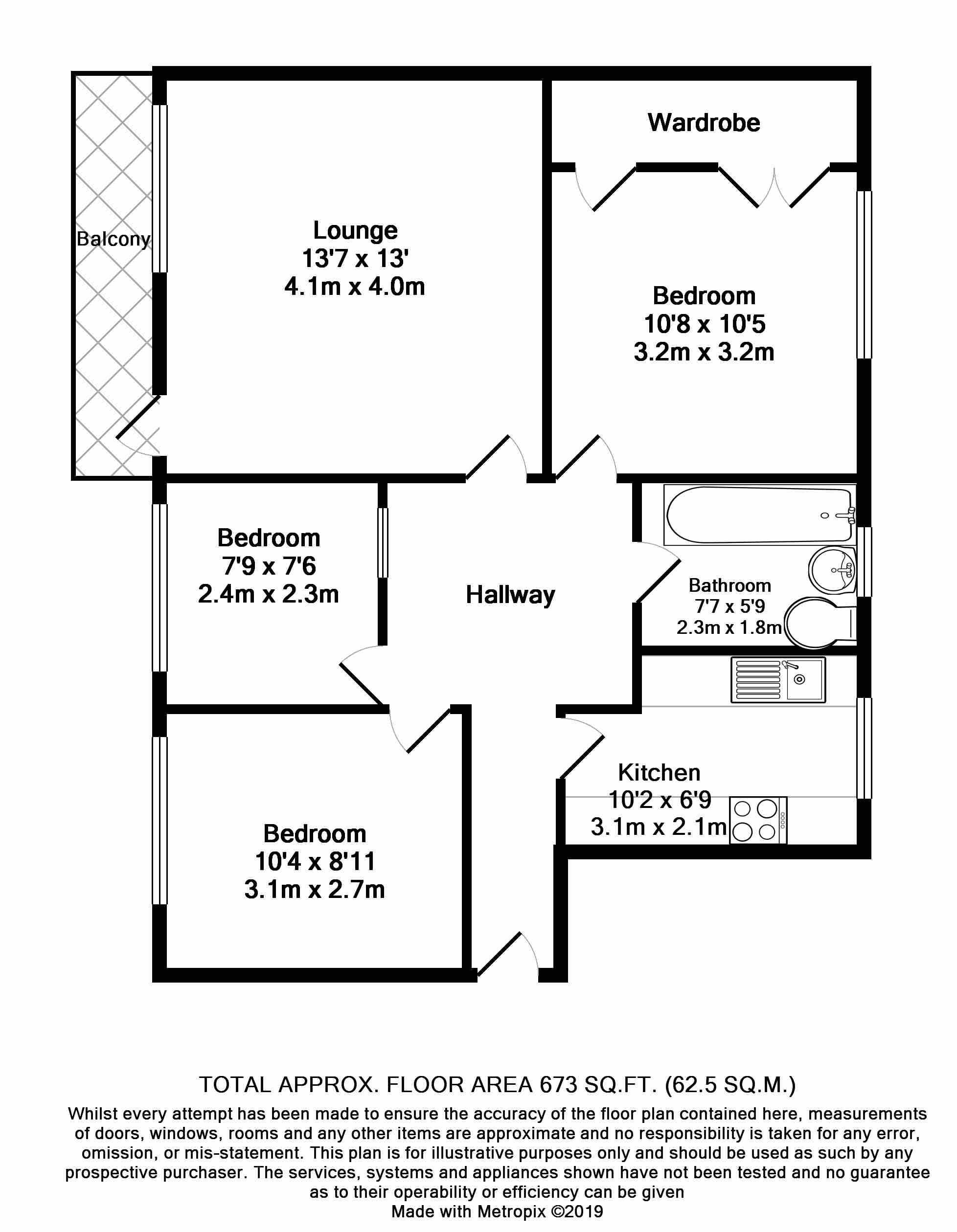 3 Bedrooms Flat to rent in Grove Crescent, Croxley Green, Hertfordshire WD3