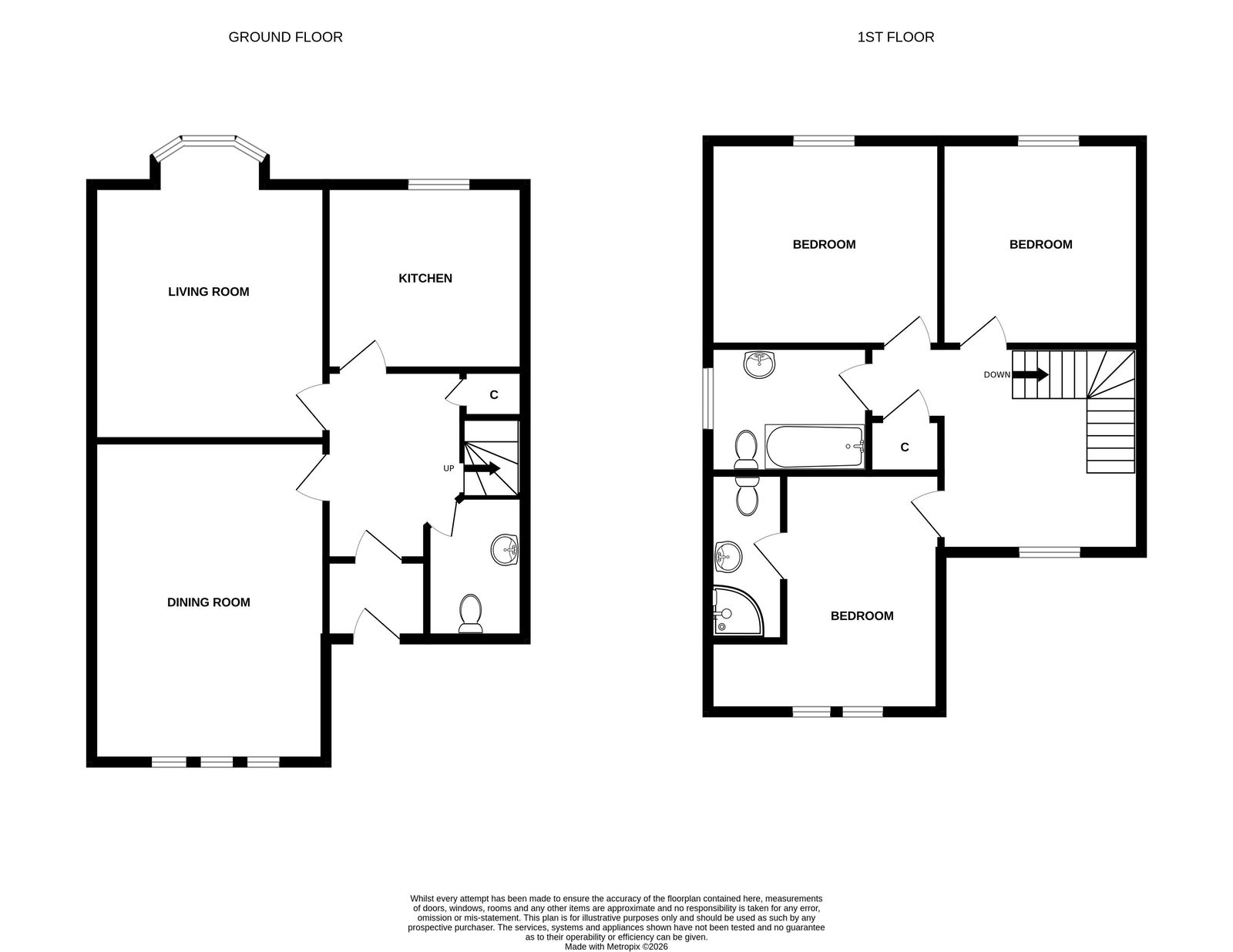 48, Ardconnel Street, Inverness floorplan