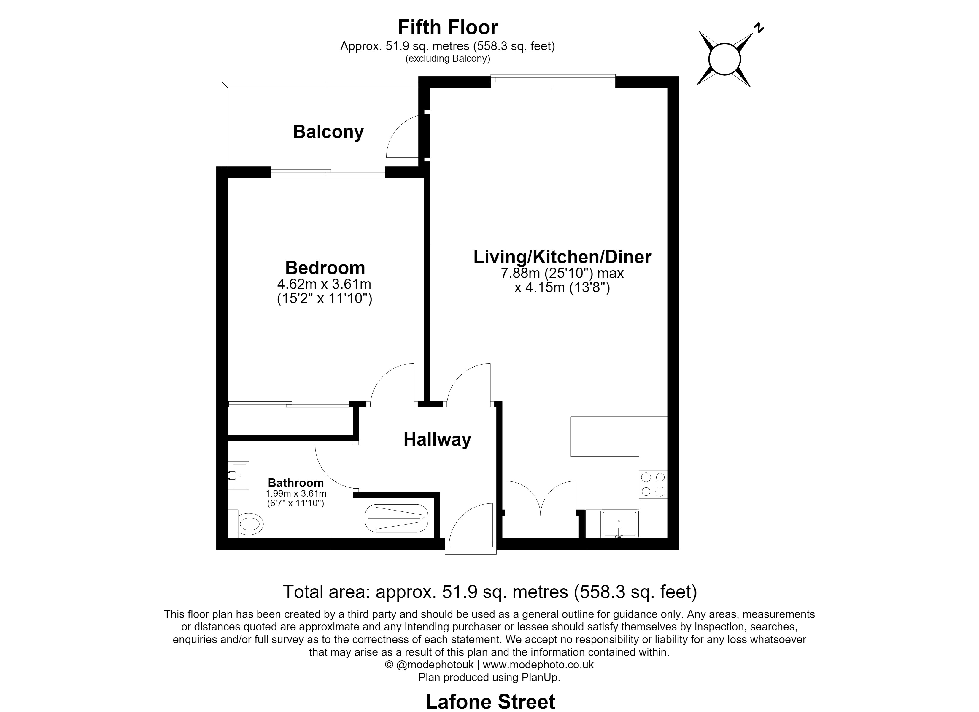 Flat 41,, Eagle Wharf Court, London floorplan