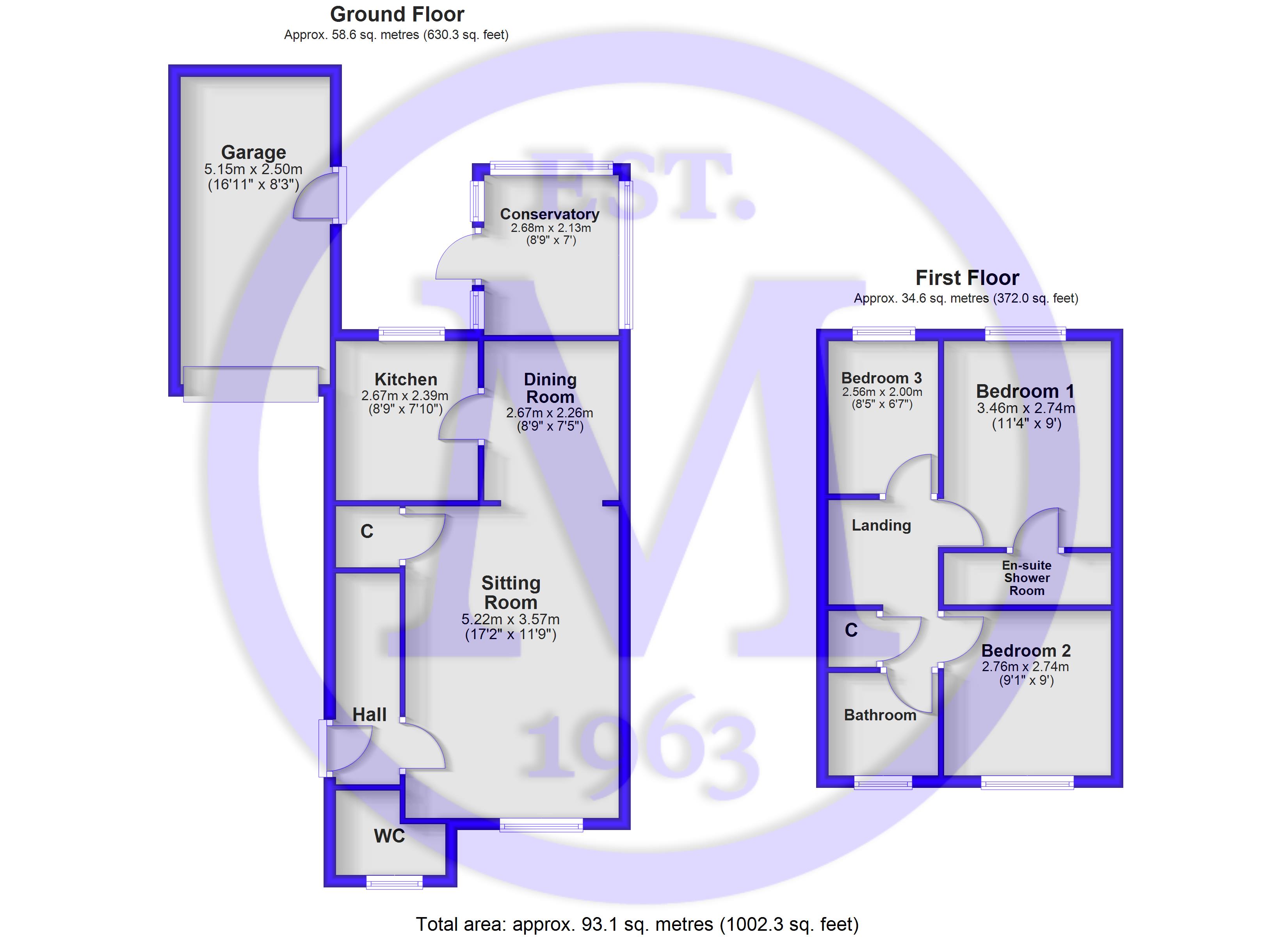 11, Burley Close, Hampshire floorplan