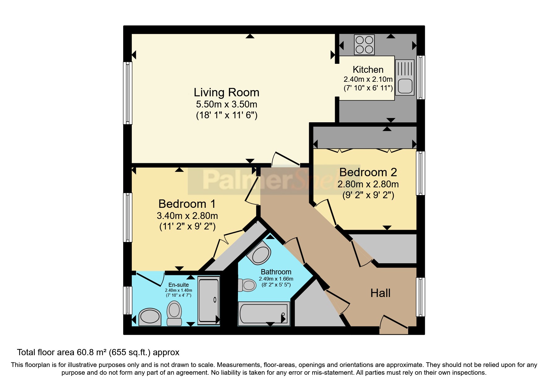 Paulls Close, Martock TA12, 2 bedroom flat for sale 66460729