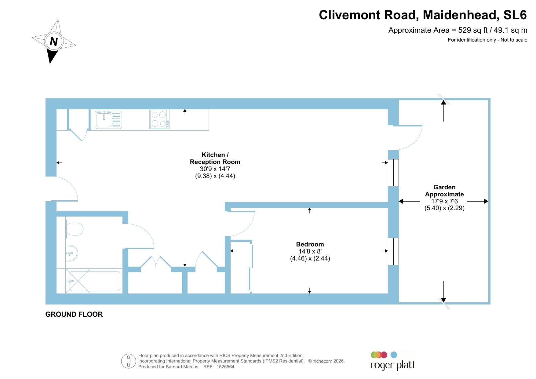 Flat 15, Marlborough House, Clivemont Road, Maidenhead floorplan