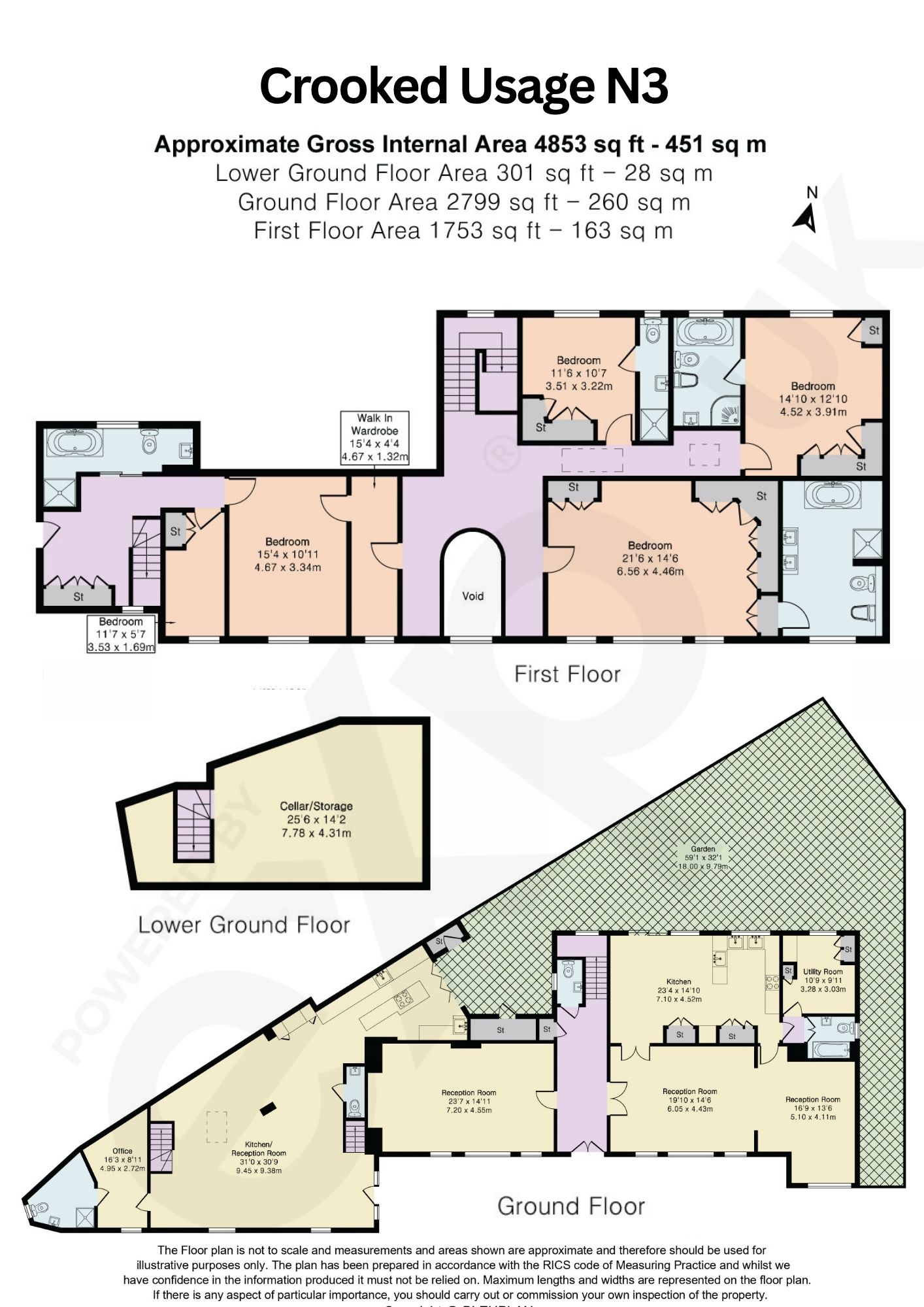 20, Crooked Usage, London floorplan
