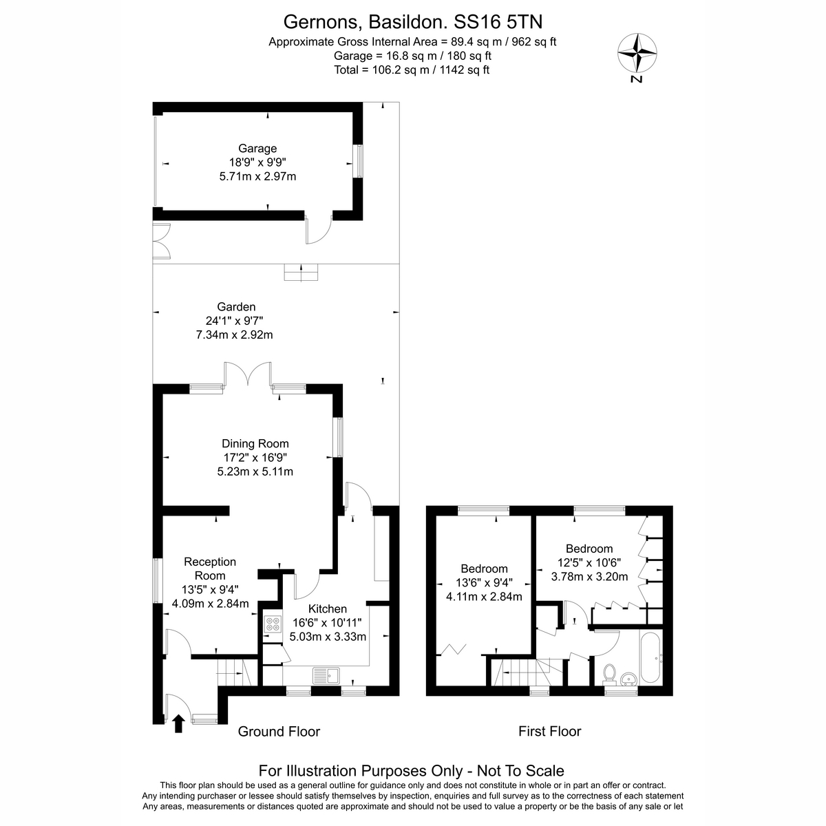 Gernons, Basildon floorplan