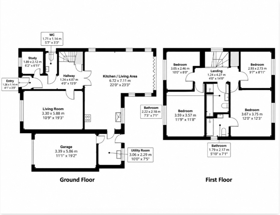 2, Old Smithy Close, Lea floorplan