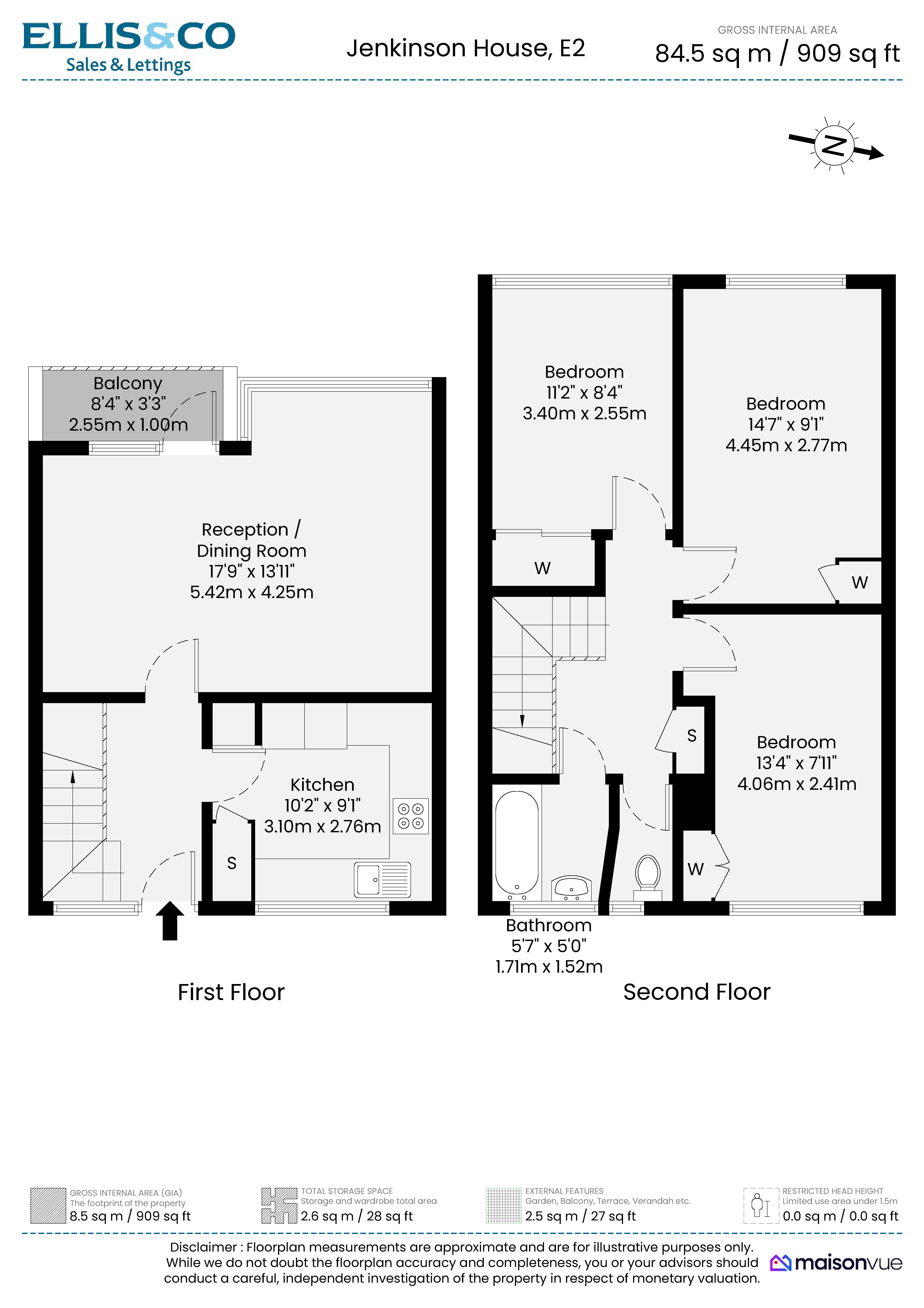 15,, Jenkinson House, London floorplan