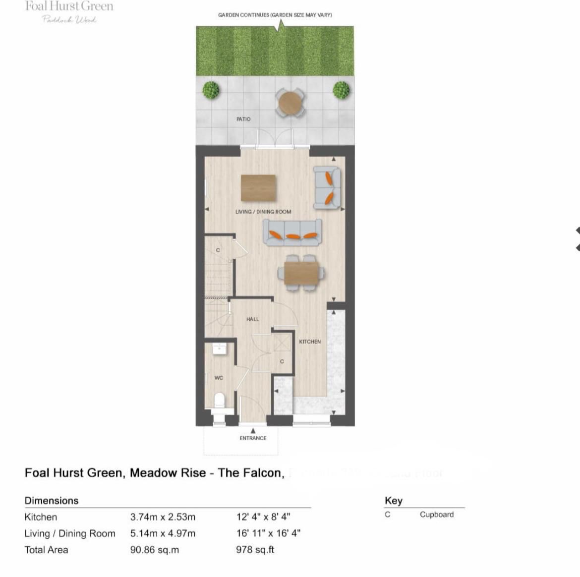 6, Utah Road, Paddock Wood floorplan
