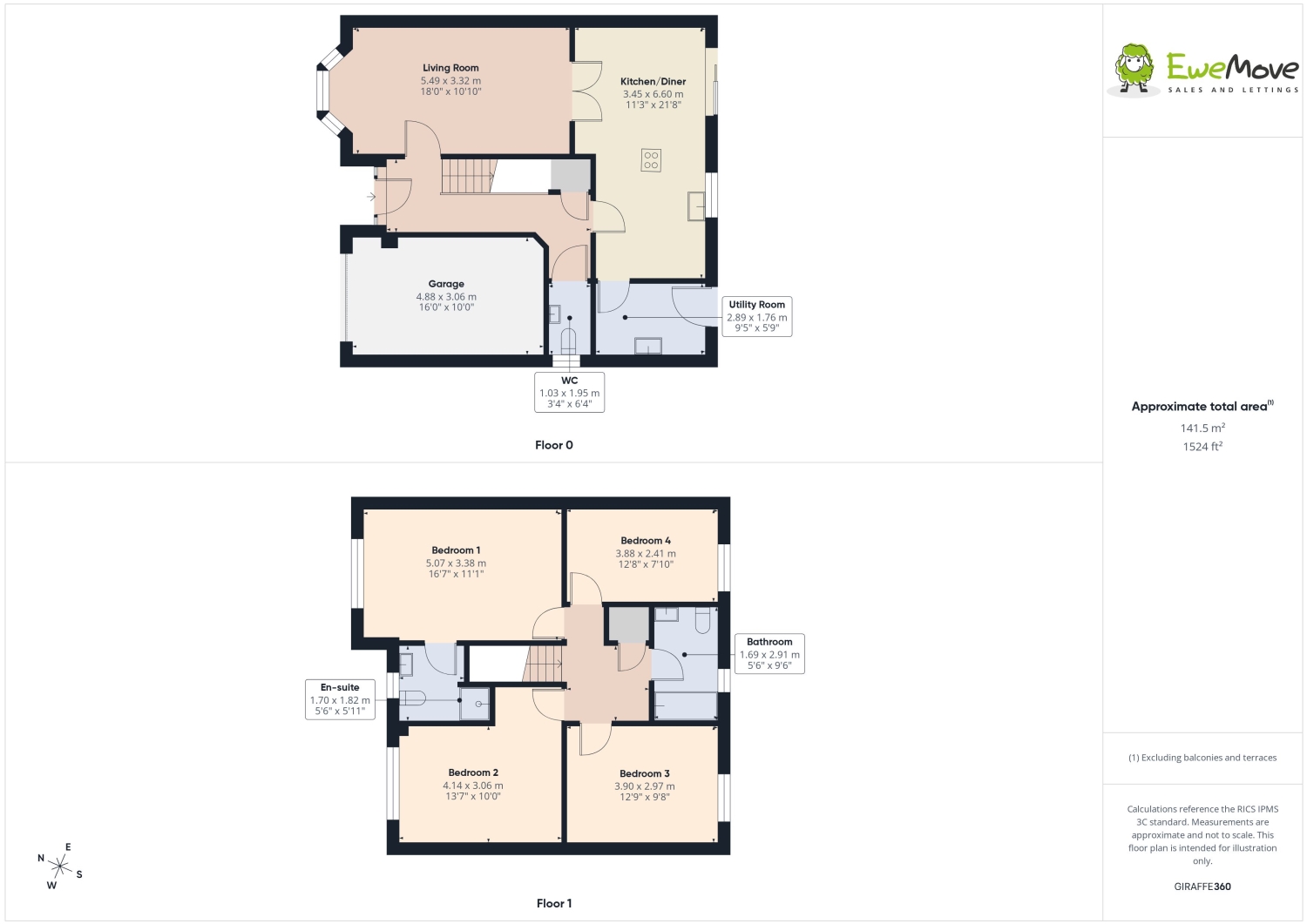 6, Tweengates Close Pocklington, York floorplan