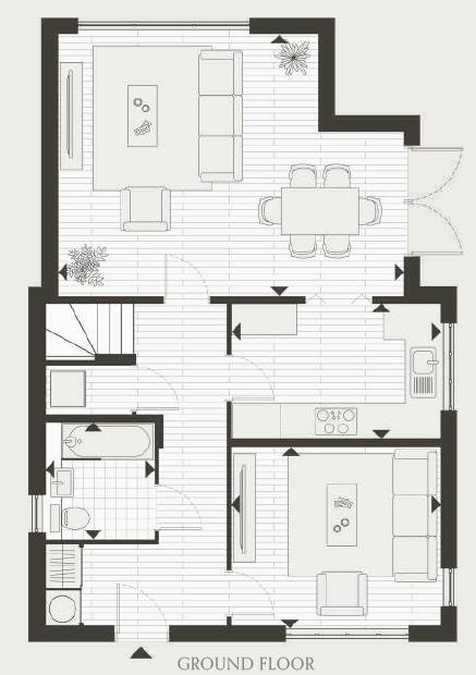 Barley Mews (plot 4), Barley Mow Lane, St. Albans floorplan