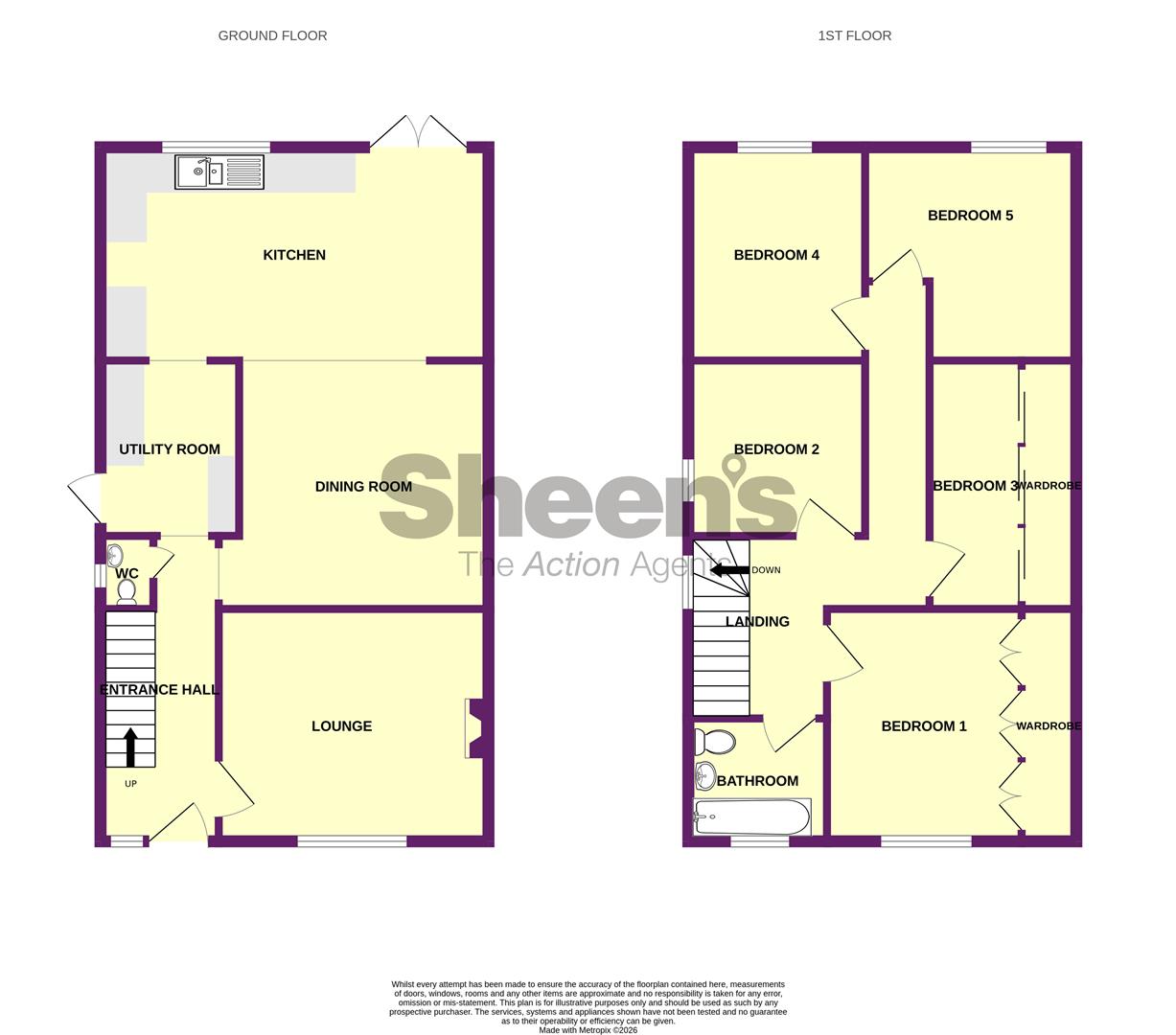 39, Anchor Road, Clacton-On-Sea floorplan